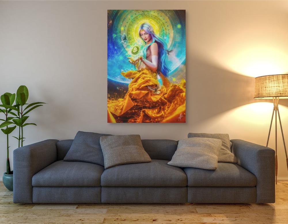 'Vires in Numeris' by Mario Sanchez Nevado, Canvas Wall Art,40x60