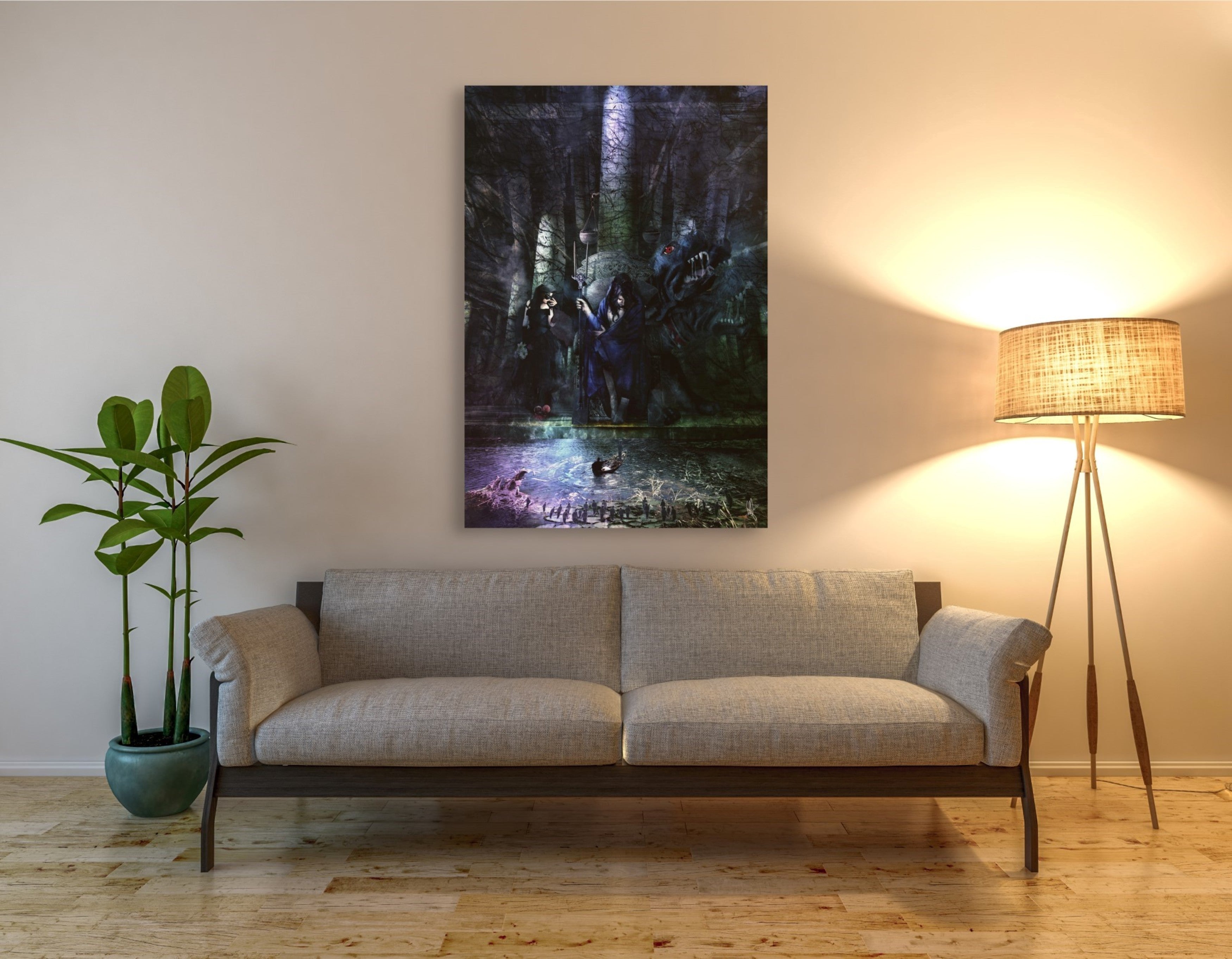 'Hades' by Mario Sanchez Nevado, Canvas Wall Art,40x60