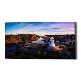 'Sunset Over Old Fishing Port' by Nicklas Gustafsson, Canvas Wall