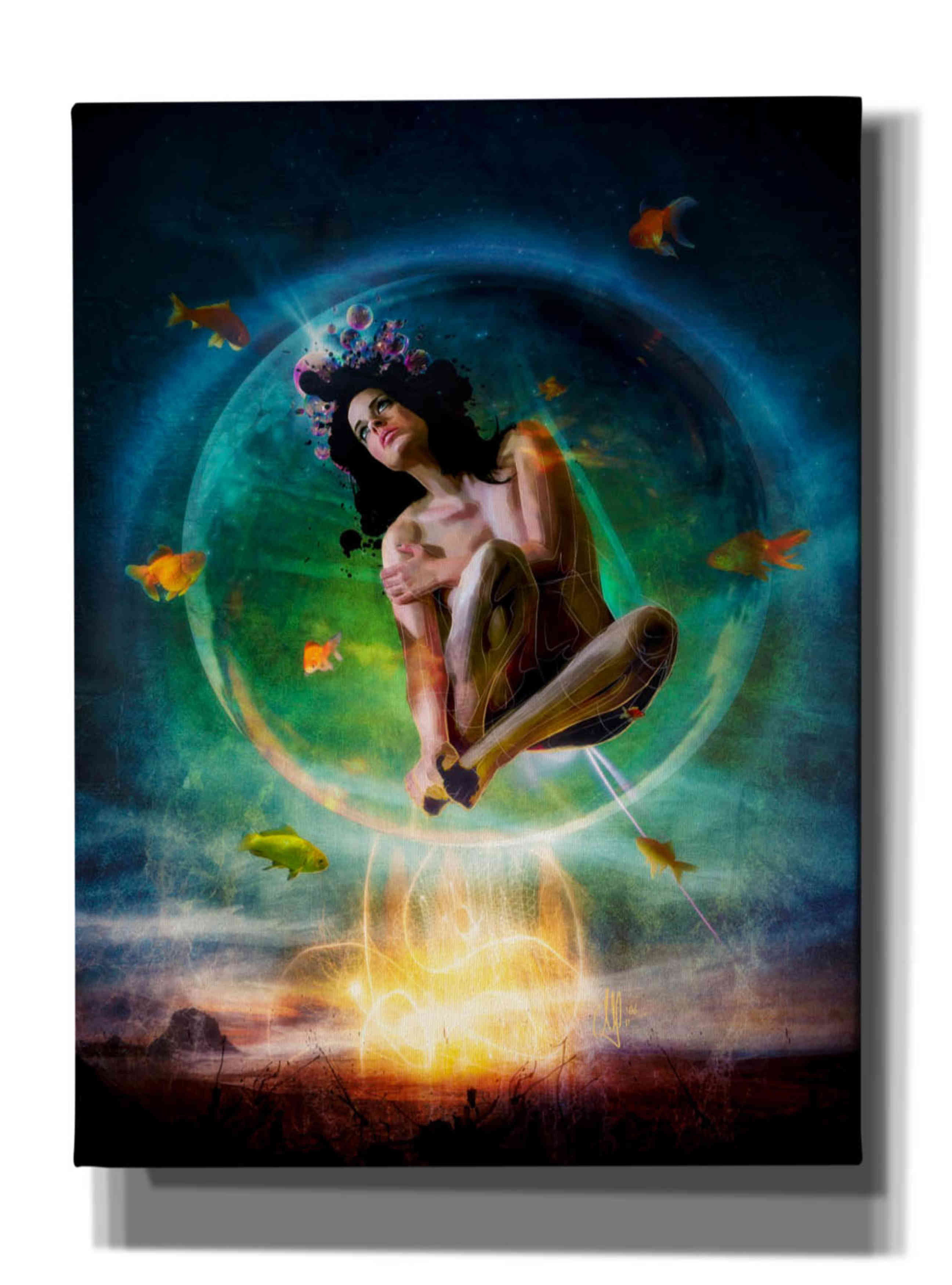 'A Noise Severe' by Mario Sanchez Nevado, Canvas Wall Art,Size A Portrait