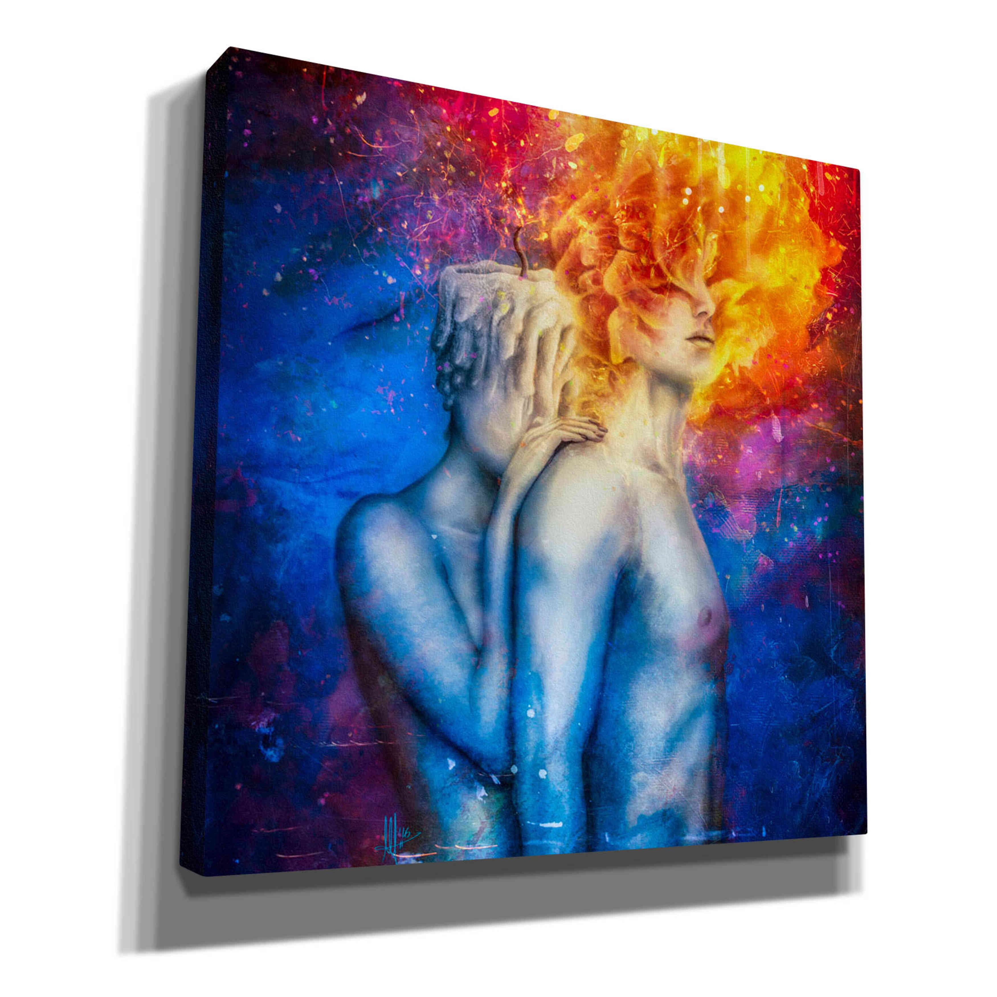 'Almost A Dance' by Mario Sanchez Nevado, Canvas Wall Art,Size 1 Square