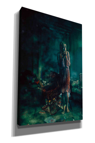 Image of 'At Night' by Mario Sanchez Nevado, Canvas Wall Art,Size B Portrait