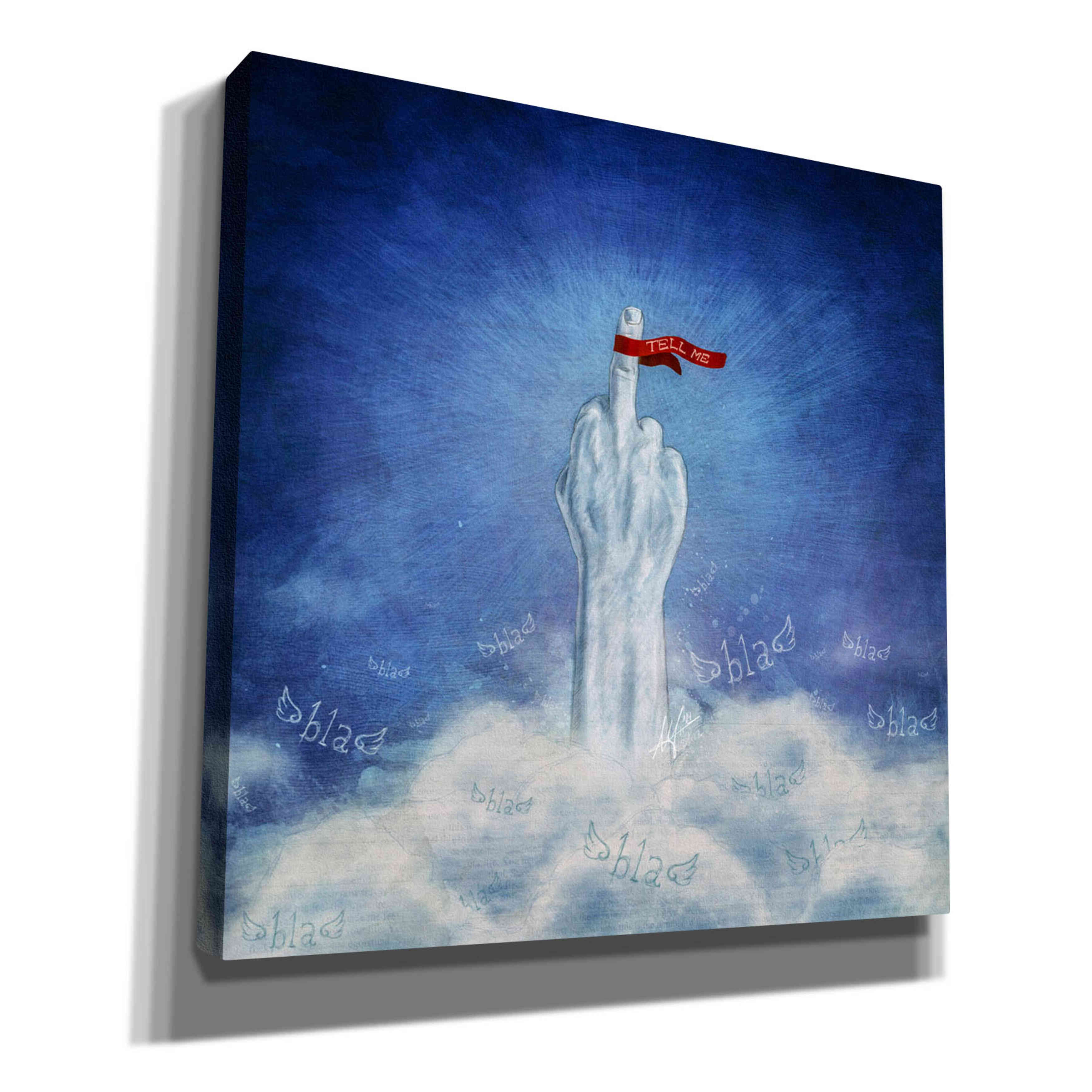 'Babel' by Mario Sanchez Nevado, Canvas Wall Art,Size 1 Square