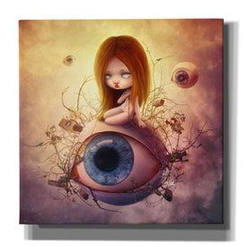 'Big Brother Sin' by Mario Sanchez Nevado, Canvas Wall Art,Size 1 Square