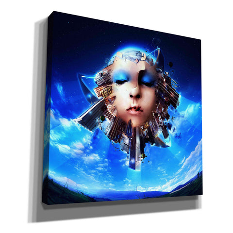 Image of 'City of Light' by Mario Sanchez Nevado, Canvas Wall Art,Size 1 Square
