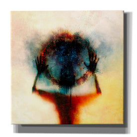 'Closer' by Mario Sanchez Nevado, Canvas Wall Art,Size 1 Square