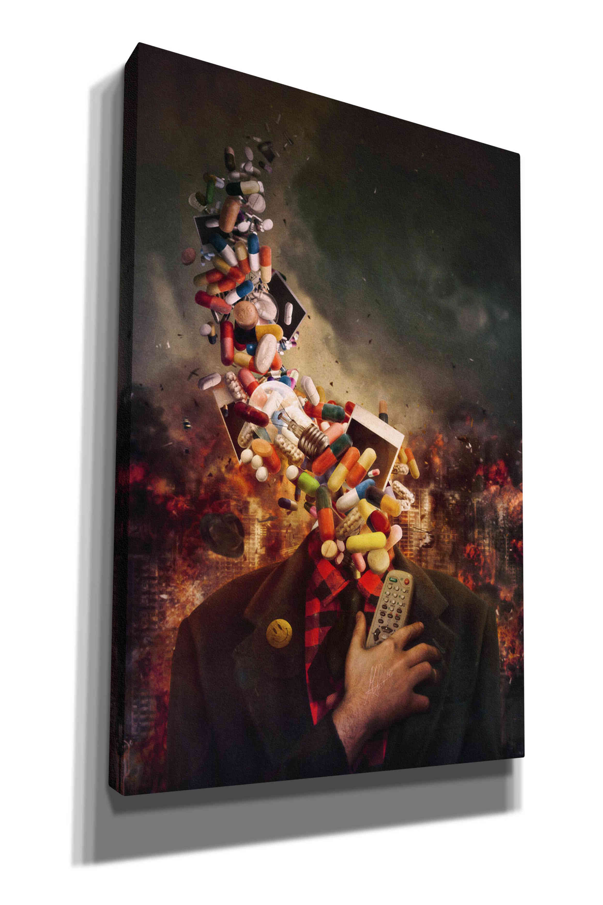 'Comfortably Numb' by Mario Sanchez Nevado, Canvas Wall Art,Size A Portrait