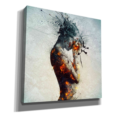 Image of 'Deliberation' by Mario Sanchez Nevado, Canvas Wall Art,Size 1 Square