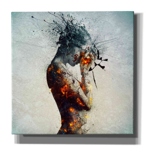 Image of 'Deliberation' by Mario Sanchez Nevado, Canvas Wall Art,Size 1 Square