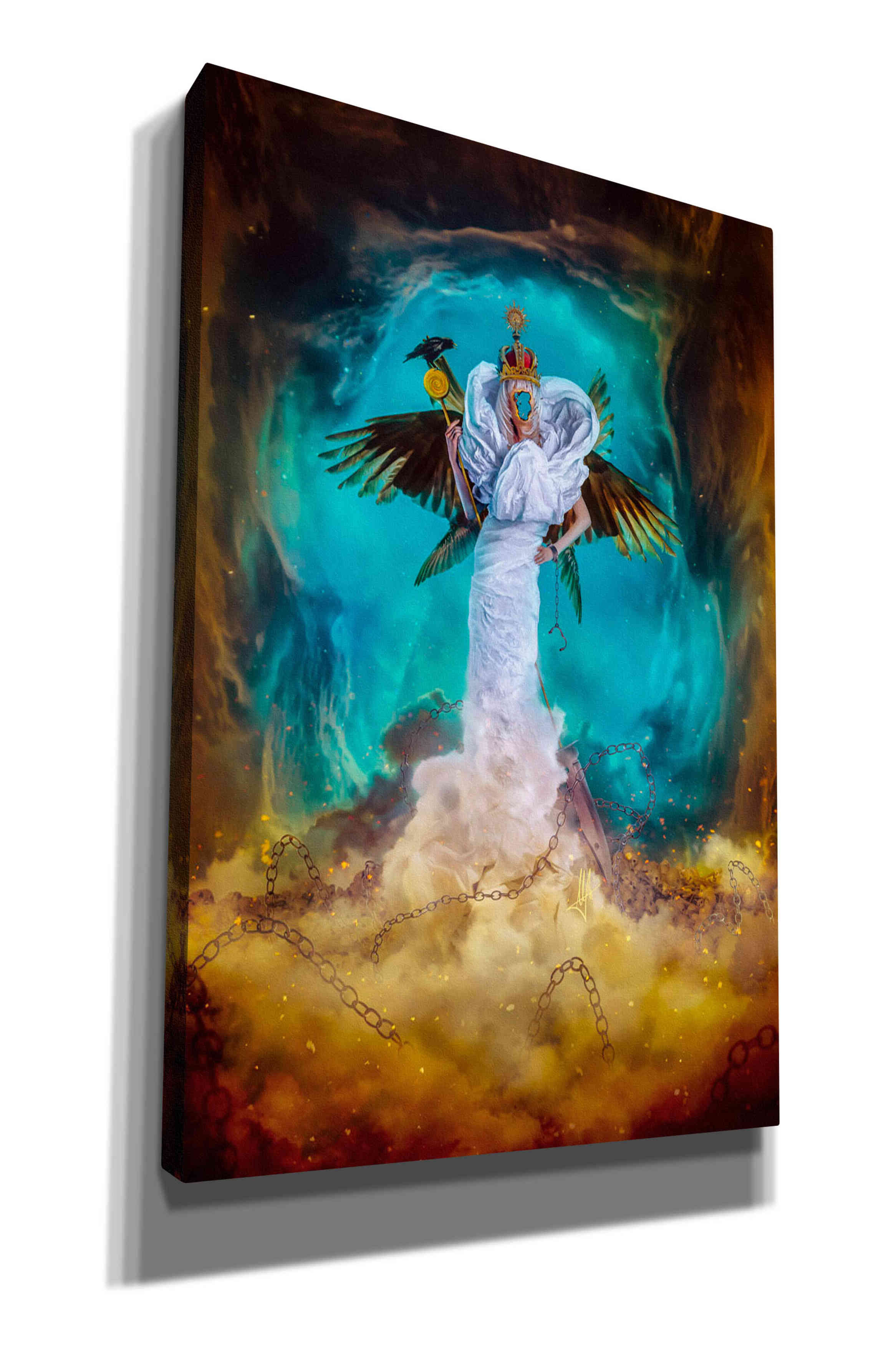 'Emperor of Nothing' by Mario Sanchez Nevado, Canvas Wall Art,Size A Portrait