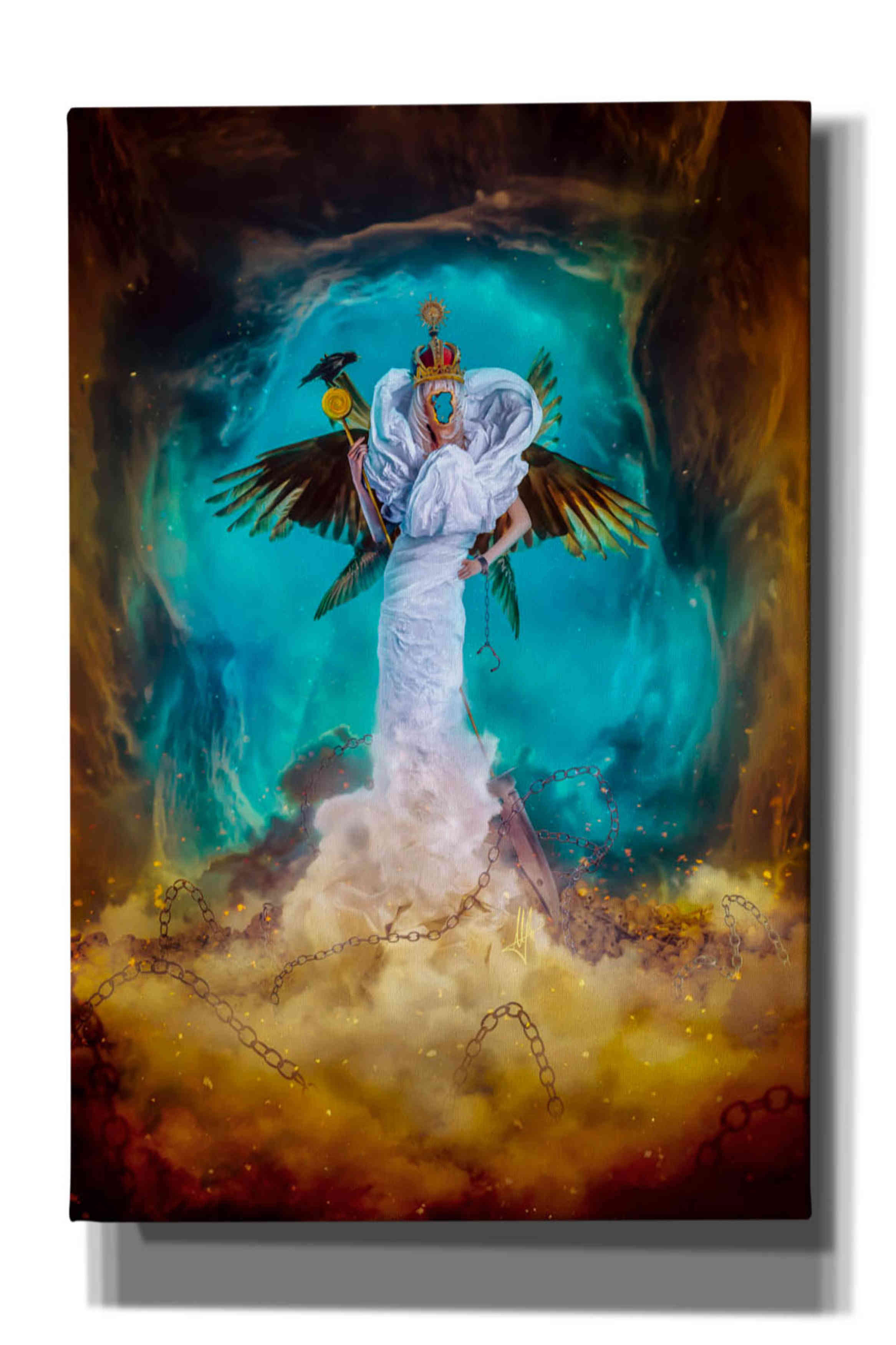 'Emperor of Nothing' by Mario Sanchez Nevado, Canvas Wall Art,Size A Portrait