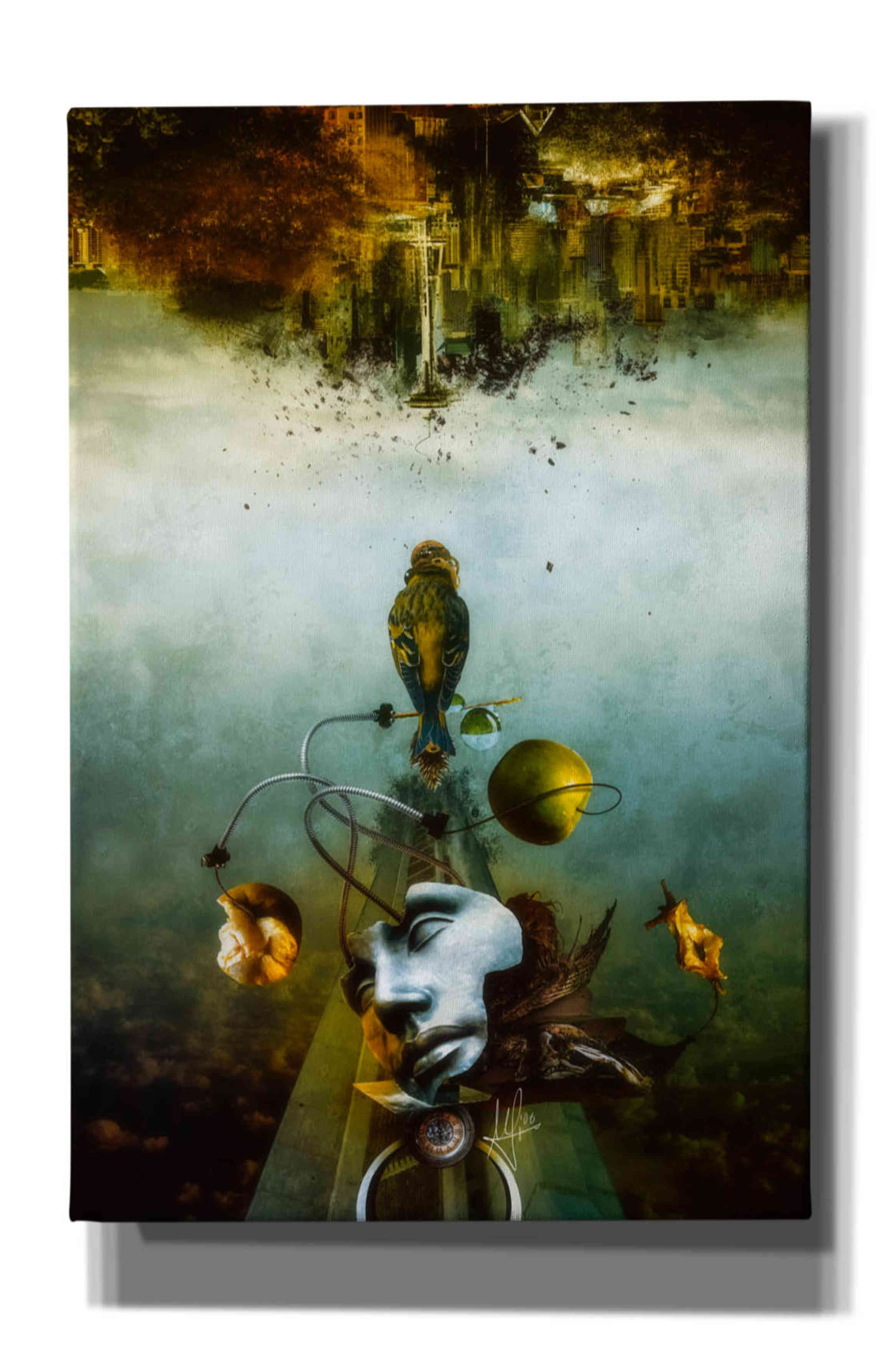 'Ephemeral Architecture' by Mario Sanchez Nevado, Canvas Wall Art,Size A Portrait