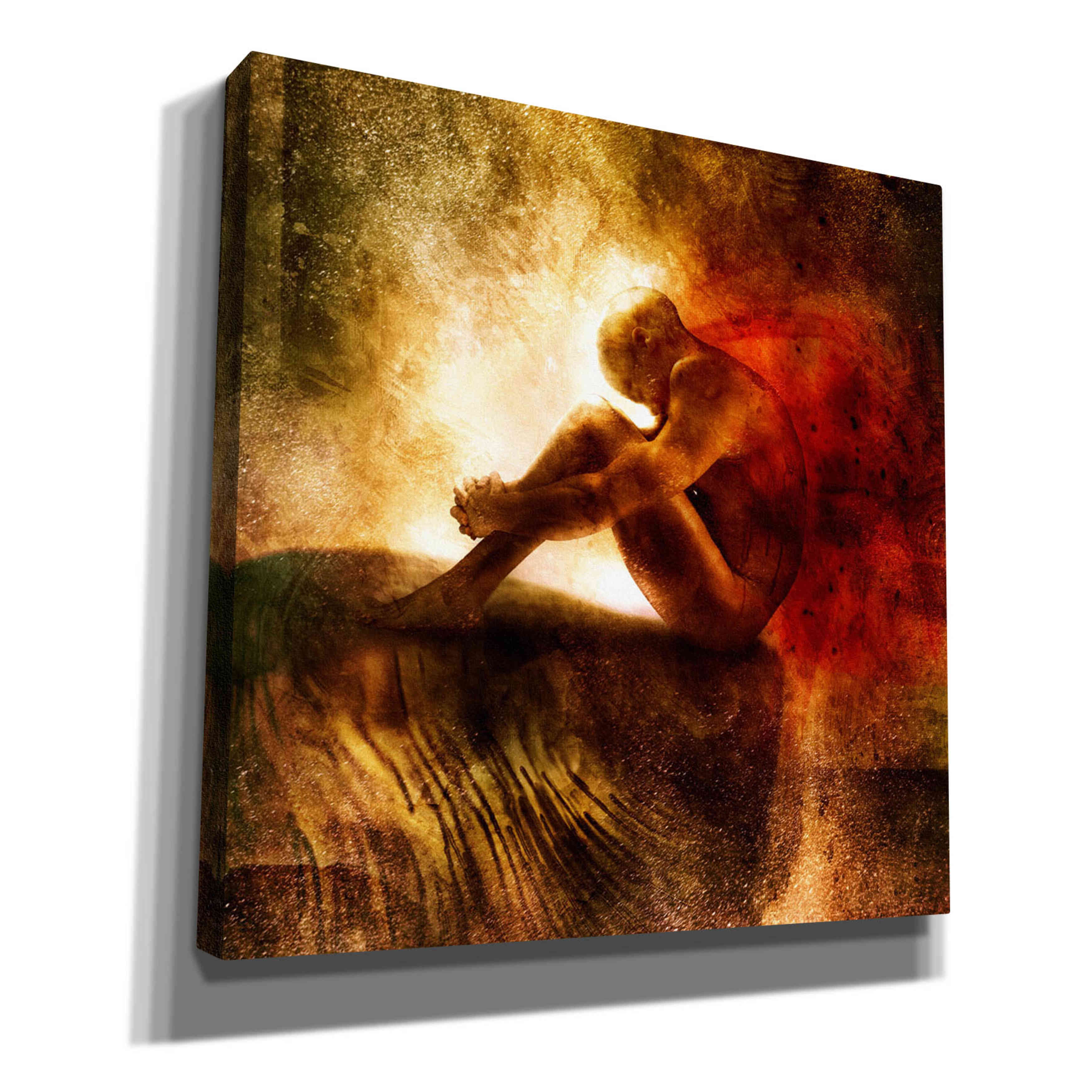 'Exile' by Mario Sanchez Nevado, Canvas Wall Art,Size 1 Square