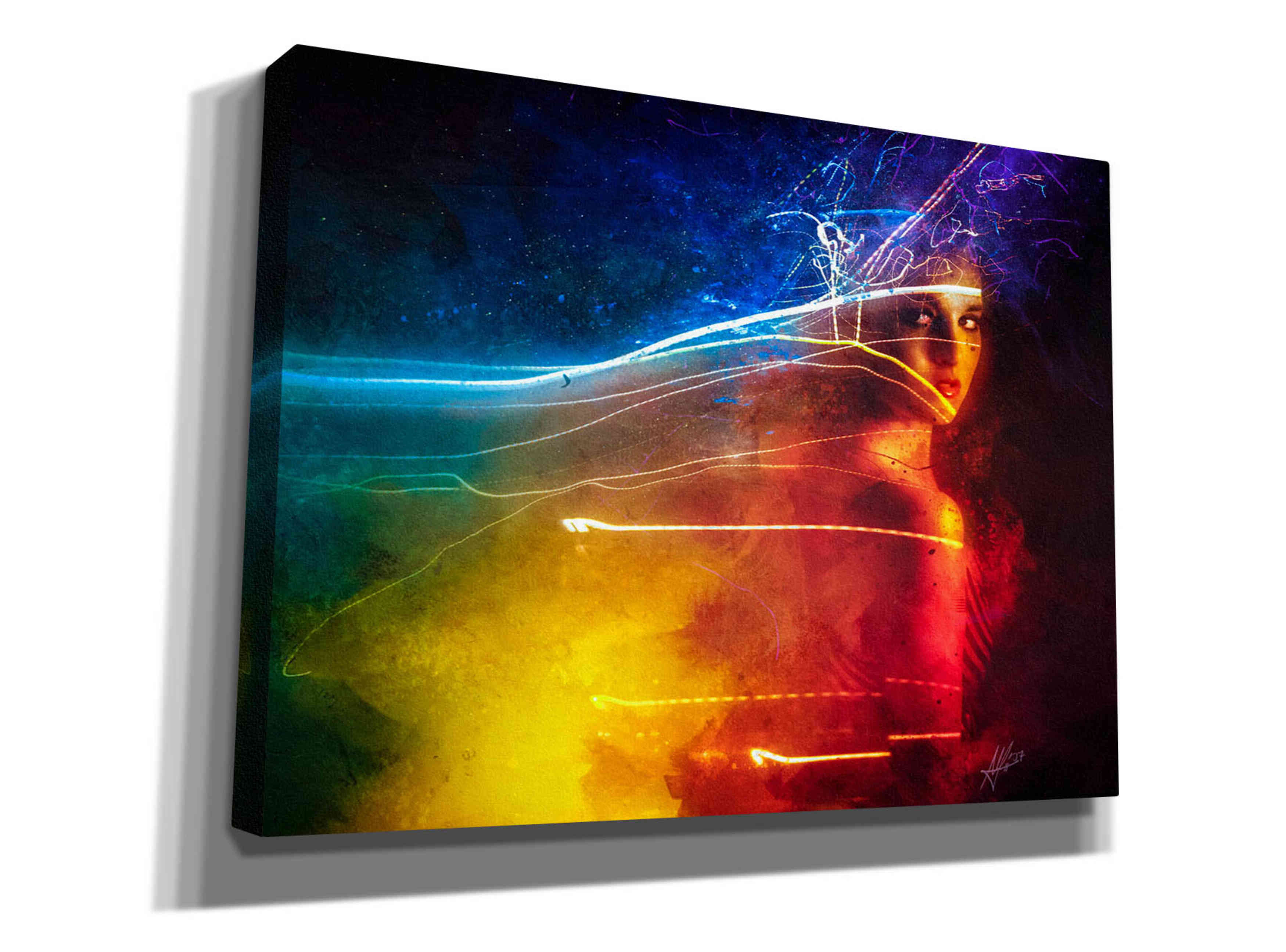 'Flashback' by Mario Sanchez Nevado, Canvas Wall Art,Size C Landscape