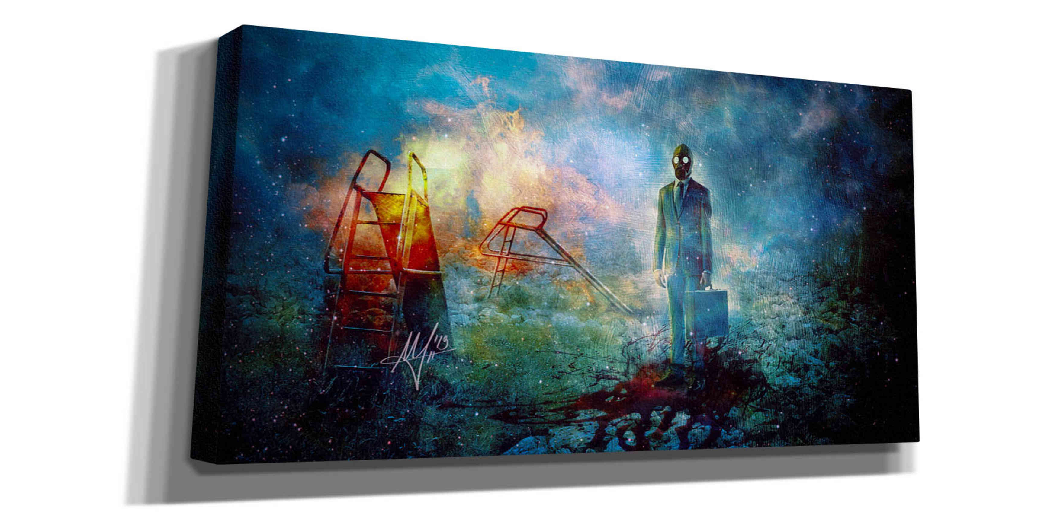 'Grief' by Mario Sanchez Nevado, Canvas Wall Art,Size 2 Landscape