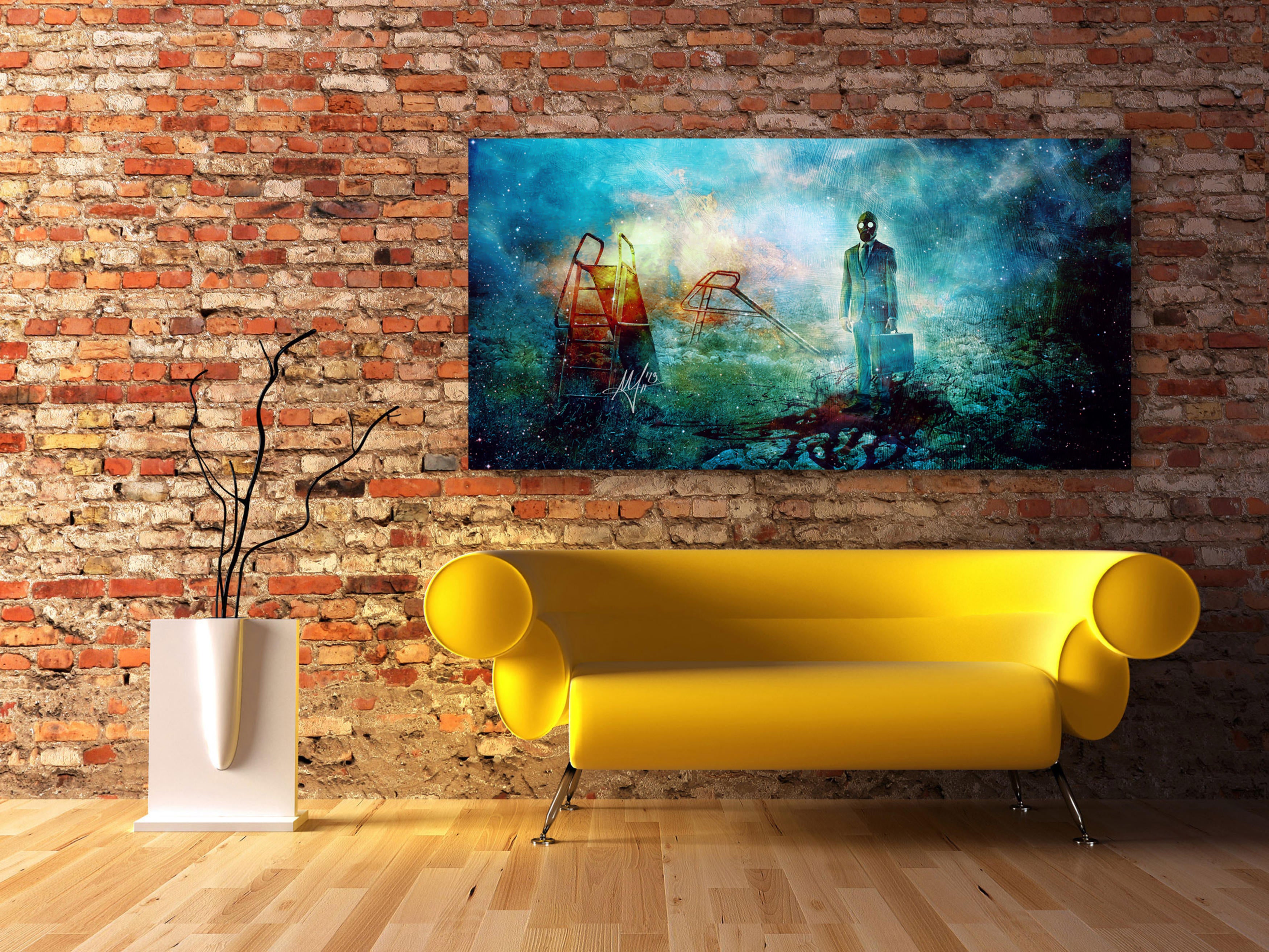 'Grief' by Mario Sanchez Nevado, Canvas Wall Art,Size 2 Landscape