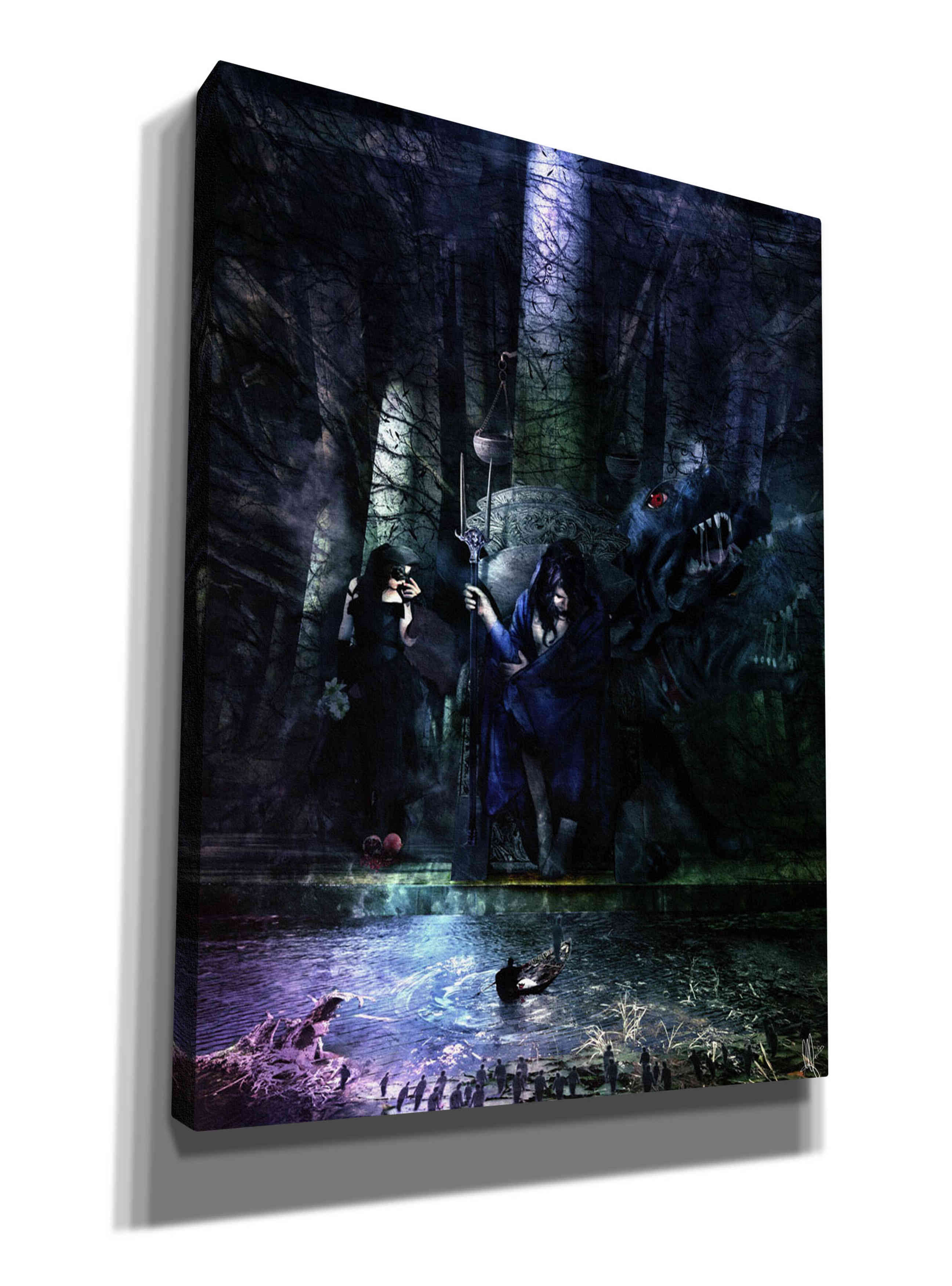 'Hades' by Mario Sanchez Nevado, Canvas Wall Art,Size A Portrait