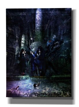 'Hades' by Mario Sanchez Nevado, Canvas Wall Art,Size A Portrait