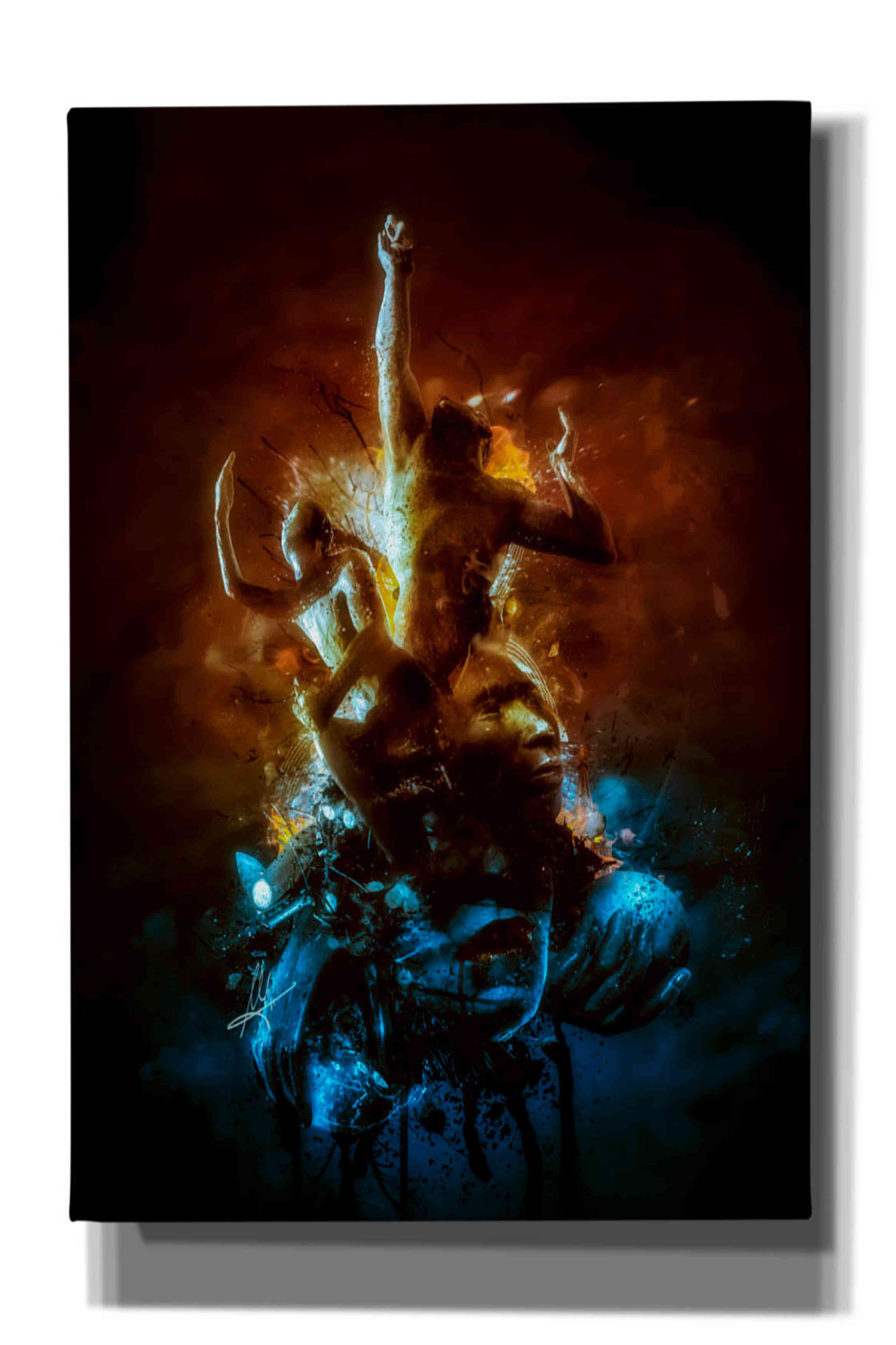 'Hell Are The Others' by Mario Sanchez Nevado, Canvas Wall Art,Size A Portrait