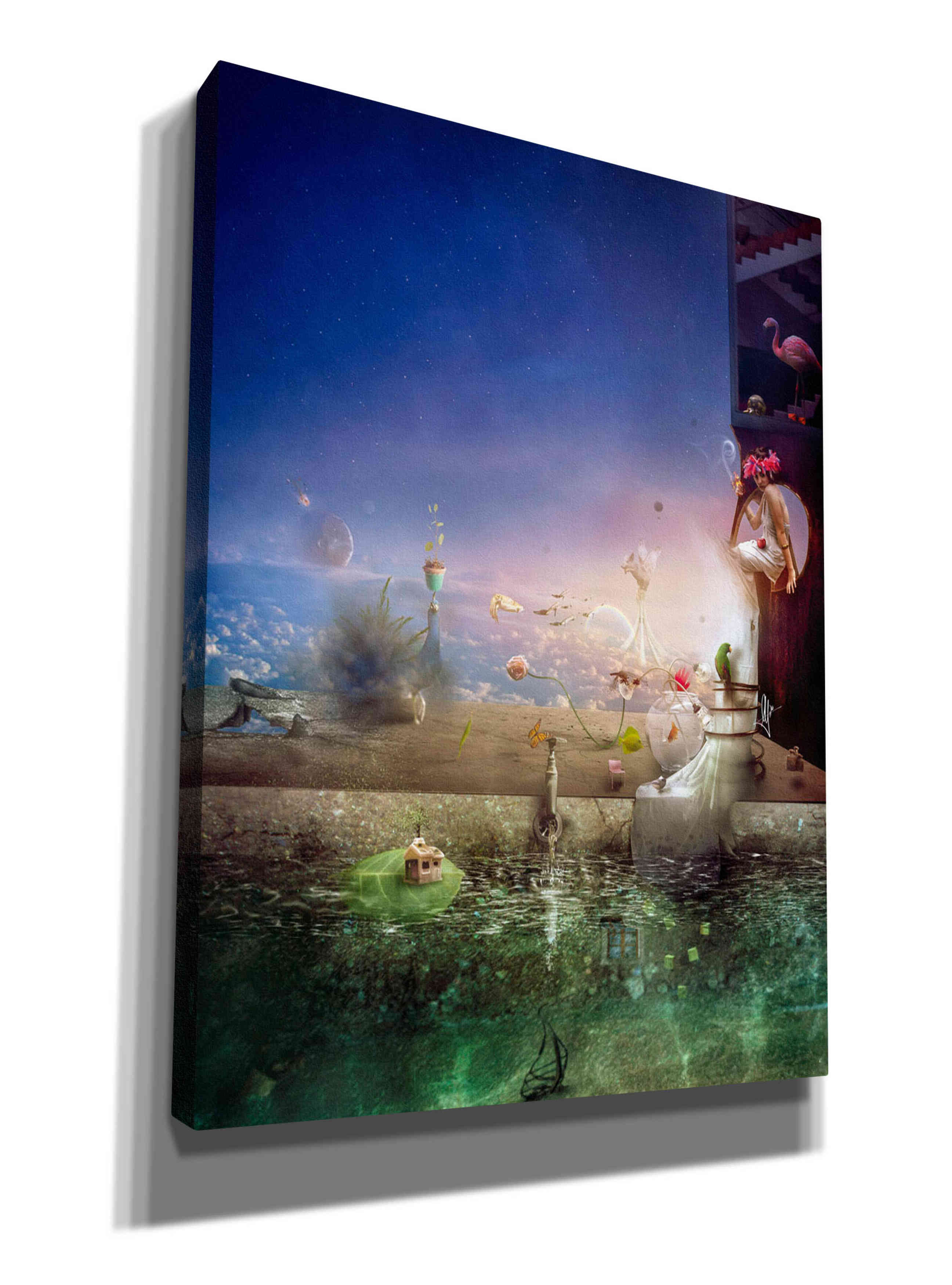 'Hidden Place' by Mario Sanchez Nevado, Canvas Wall Art,Size A Portrait