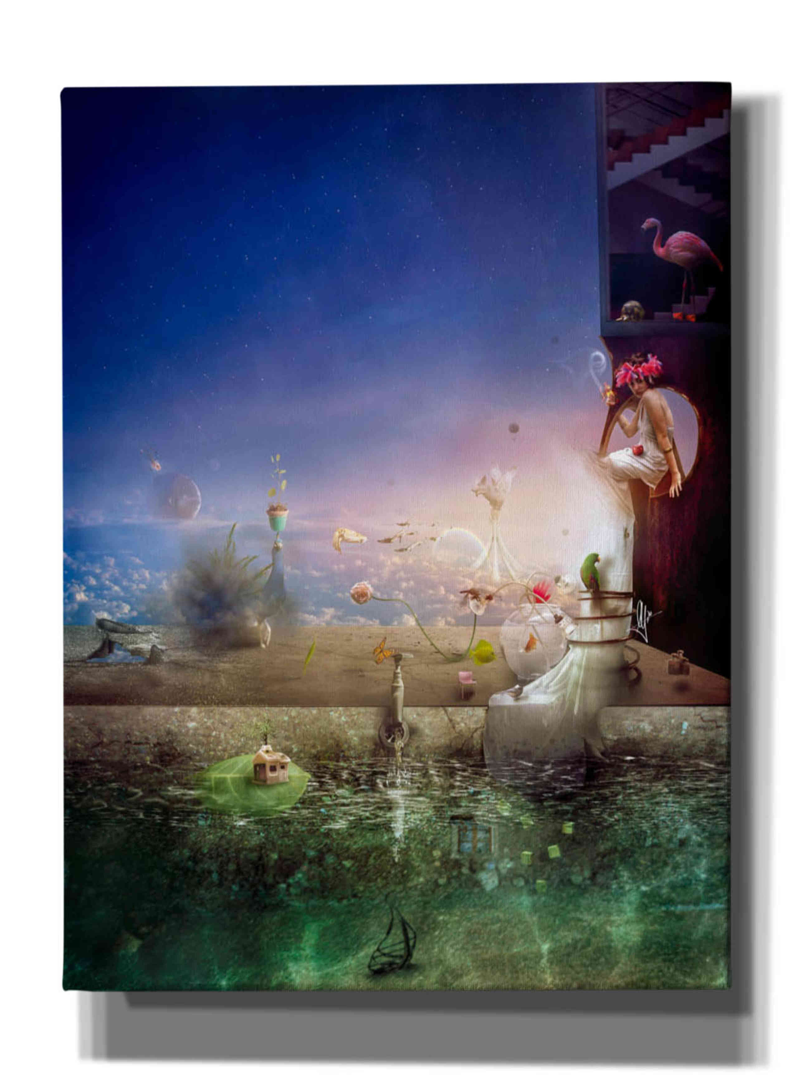 'Hidden Place' by Mario Sanchez Nevado, Canvas Wall Art,Size A Portrait