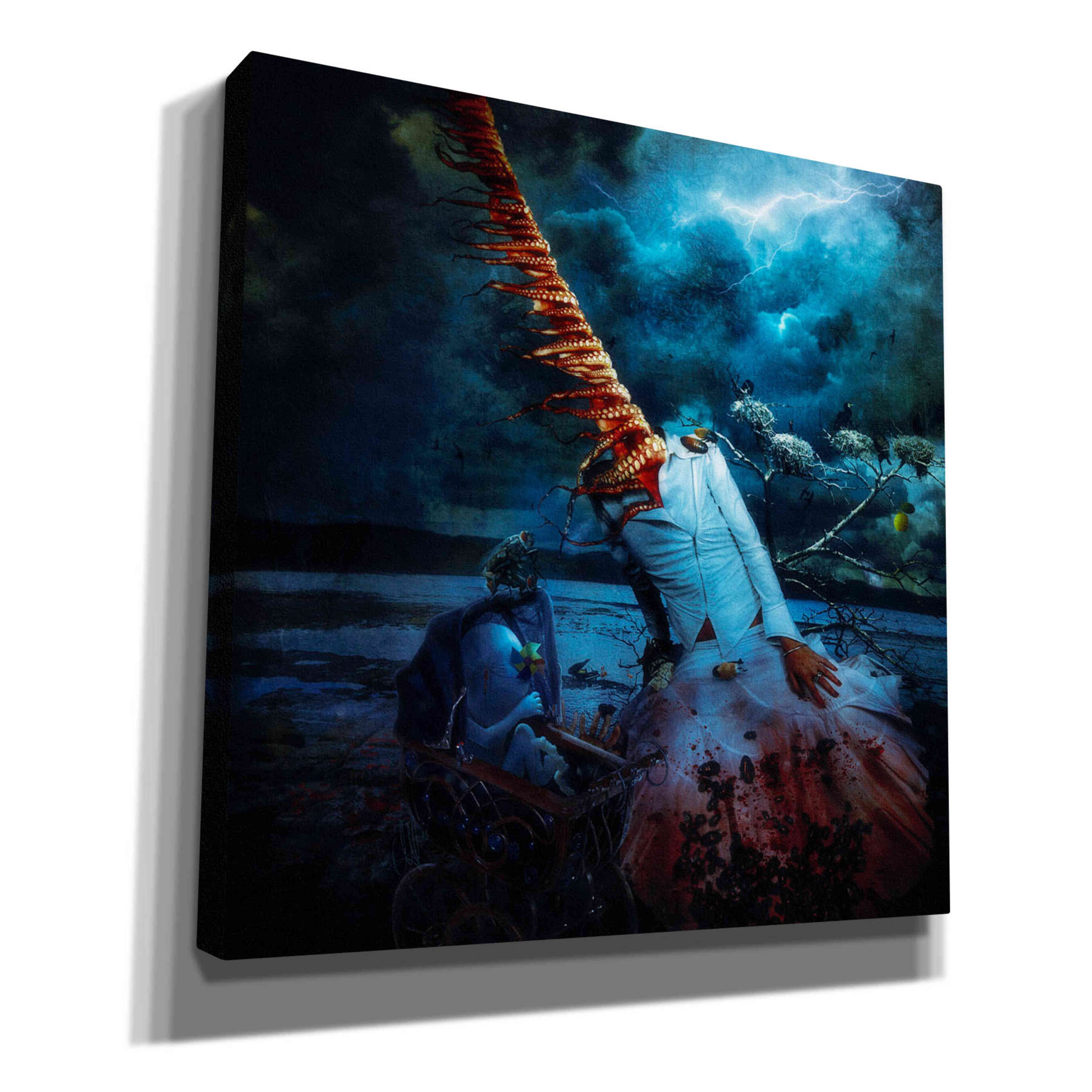 'July 10th 1985' by Mario Sanchez Nevado, Canvas Wall Art,Size 1 Square