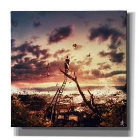 'King For A Day' by Mario Sanchez Nevado, Canvas Wall Art,Size 1 Square