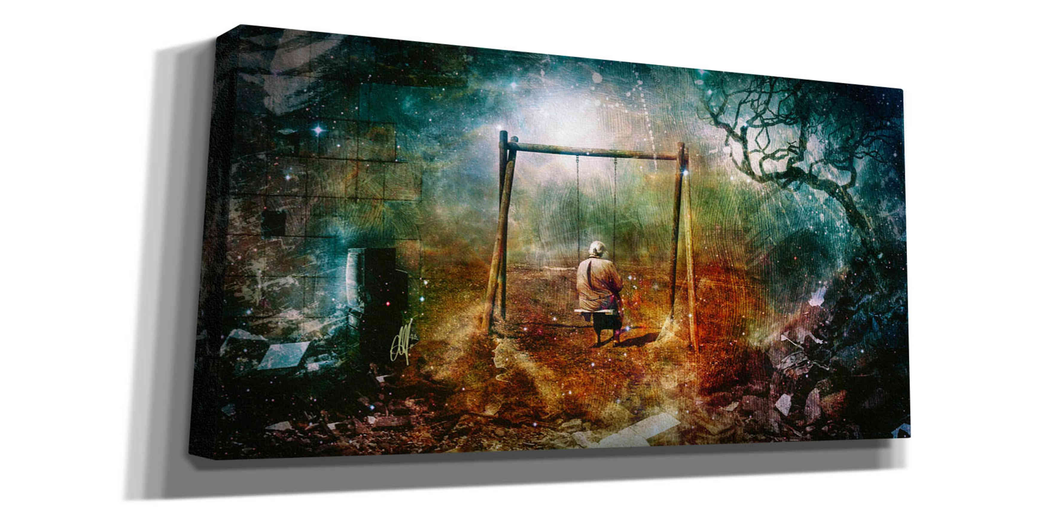 'Life Cycles' by Mario Sanchez Nevado, Canvas Wall Art,Size 2 Landscape