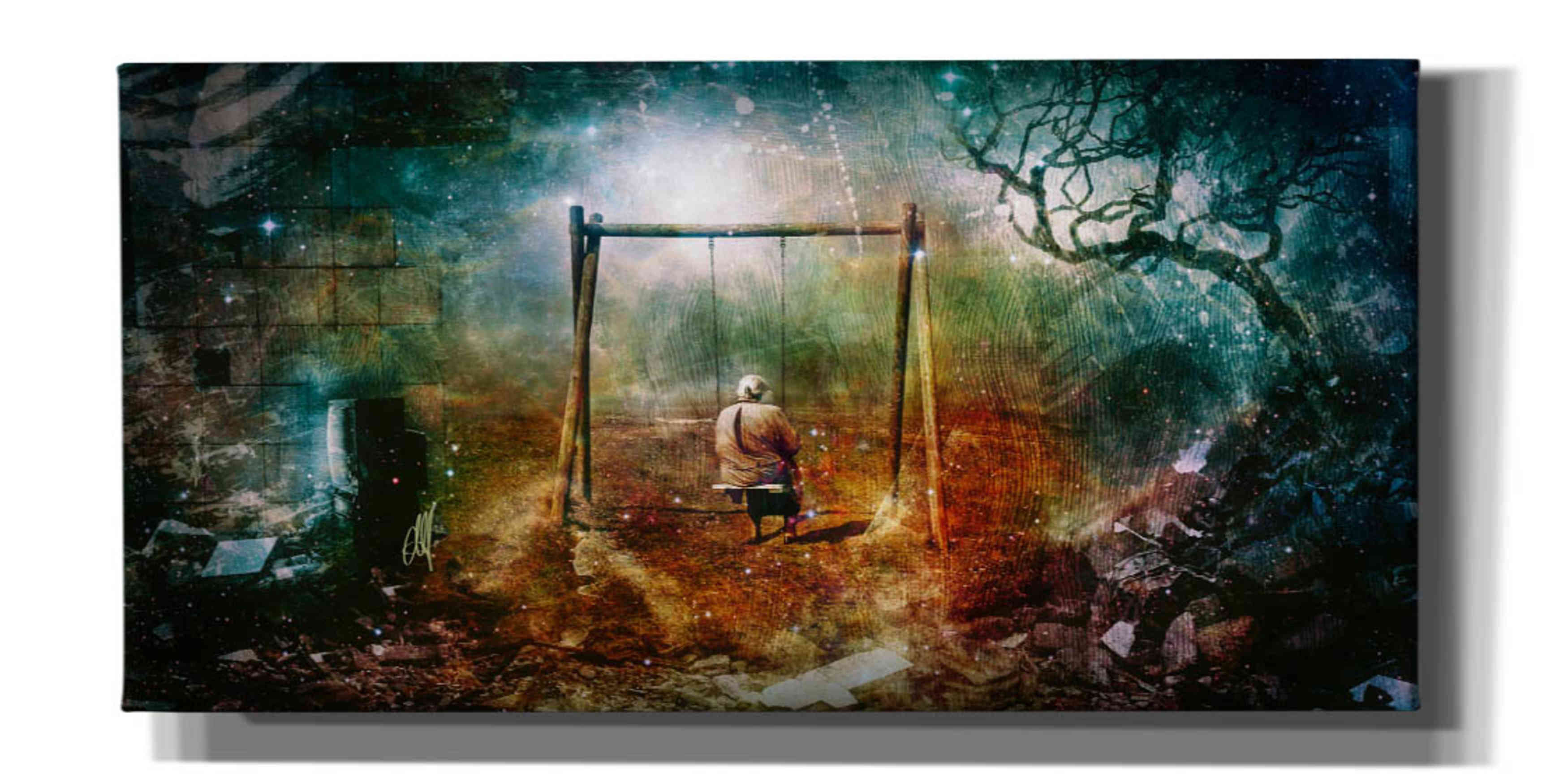 'Life Cycles' by Mario Sanchez Nevado, Canvas Wall Art,Size 2 Landscape