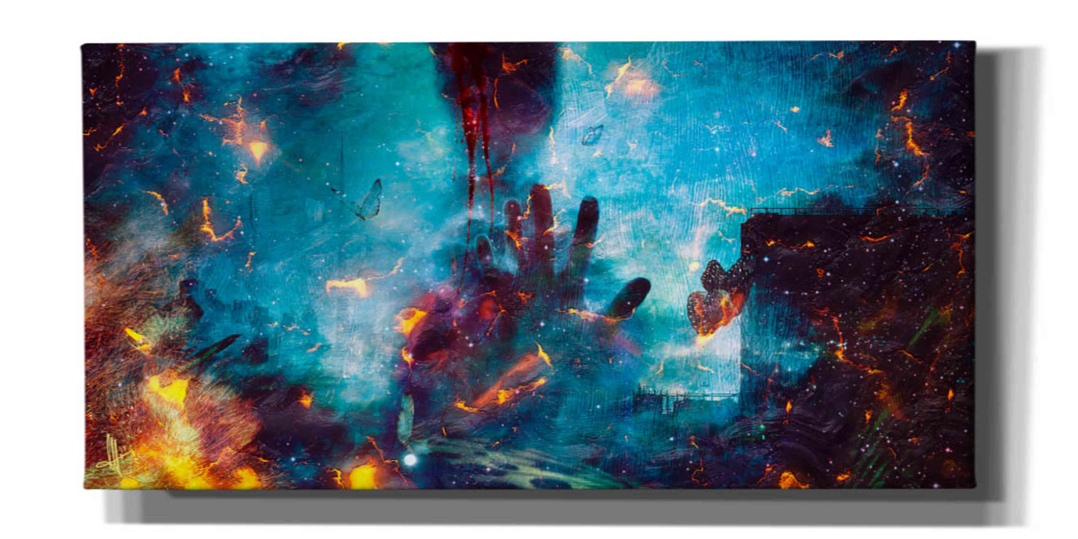 'Between Life & Death' by Mario Sanchez Nevado, Canvas Wall Art,Size 2 Landscape