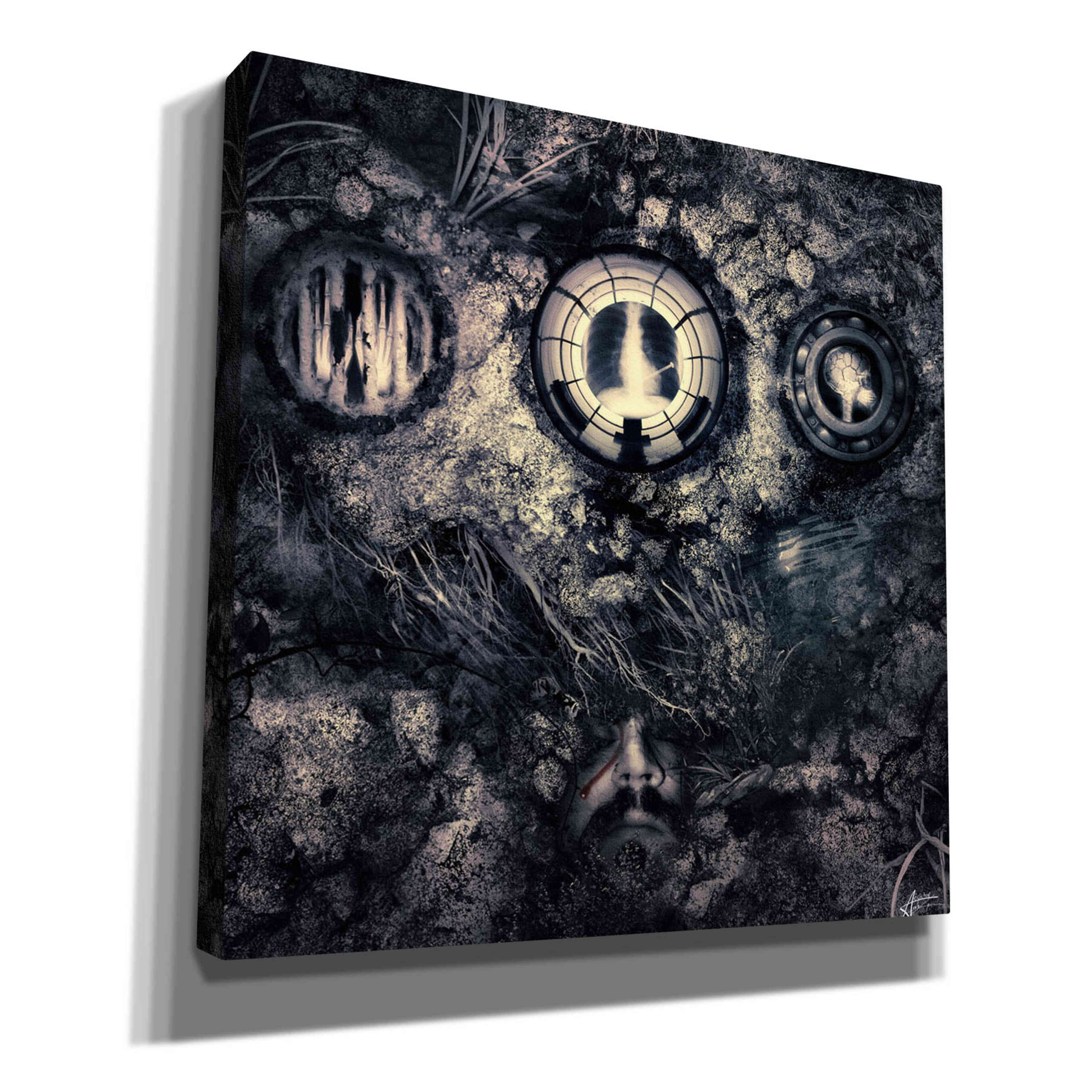 'The Man That Failed' by Mario Sanchez Nevado, Canvas Wall Art,Size 1 Square