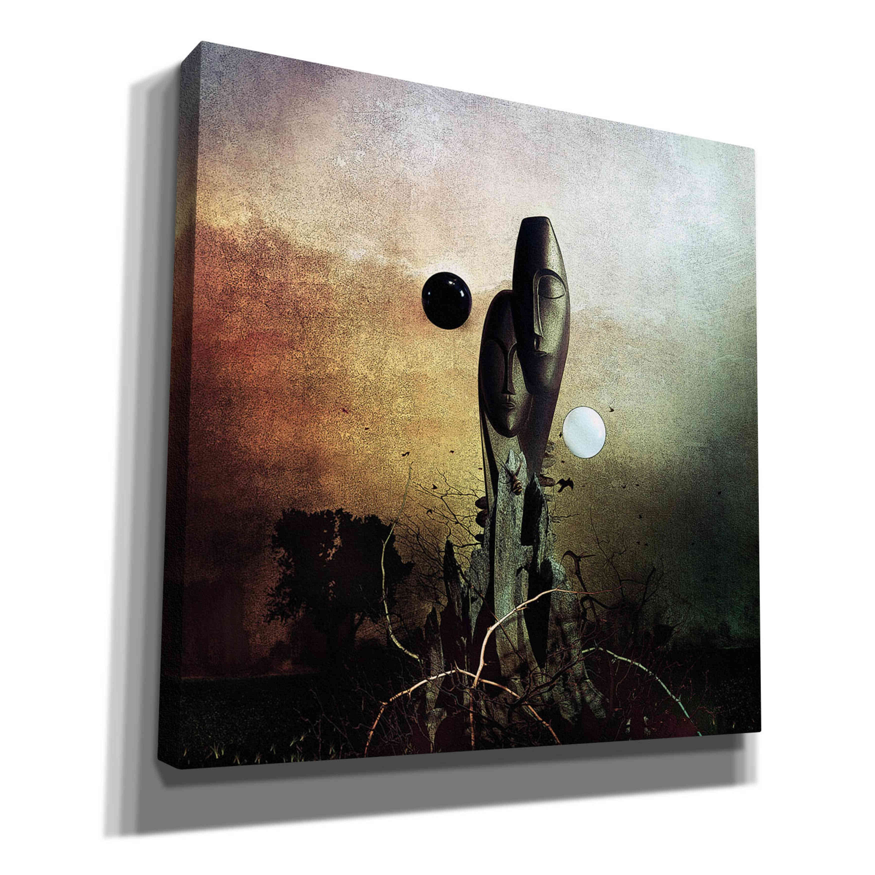 'Postlife' by Mario Sanchez Nevado, Canvas Wall Art,Size 1 Square