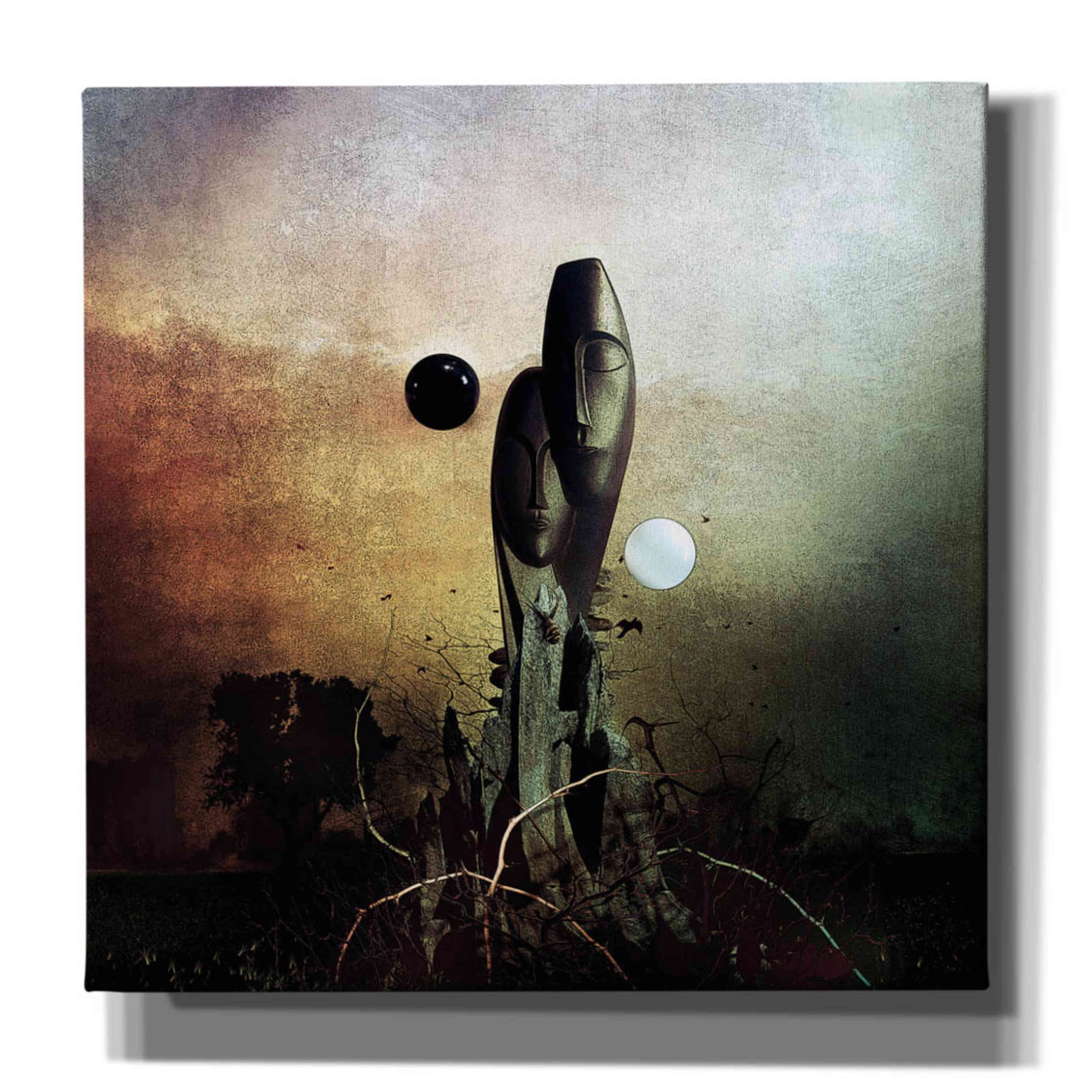 'Postlife' by Mario Sanchez Nevado, Canvas Wall Art,Size 1 Square