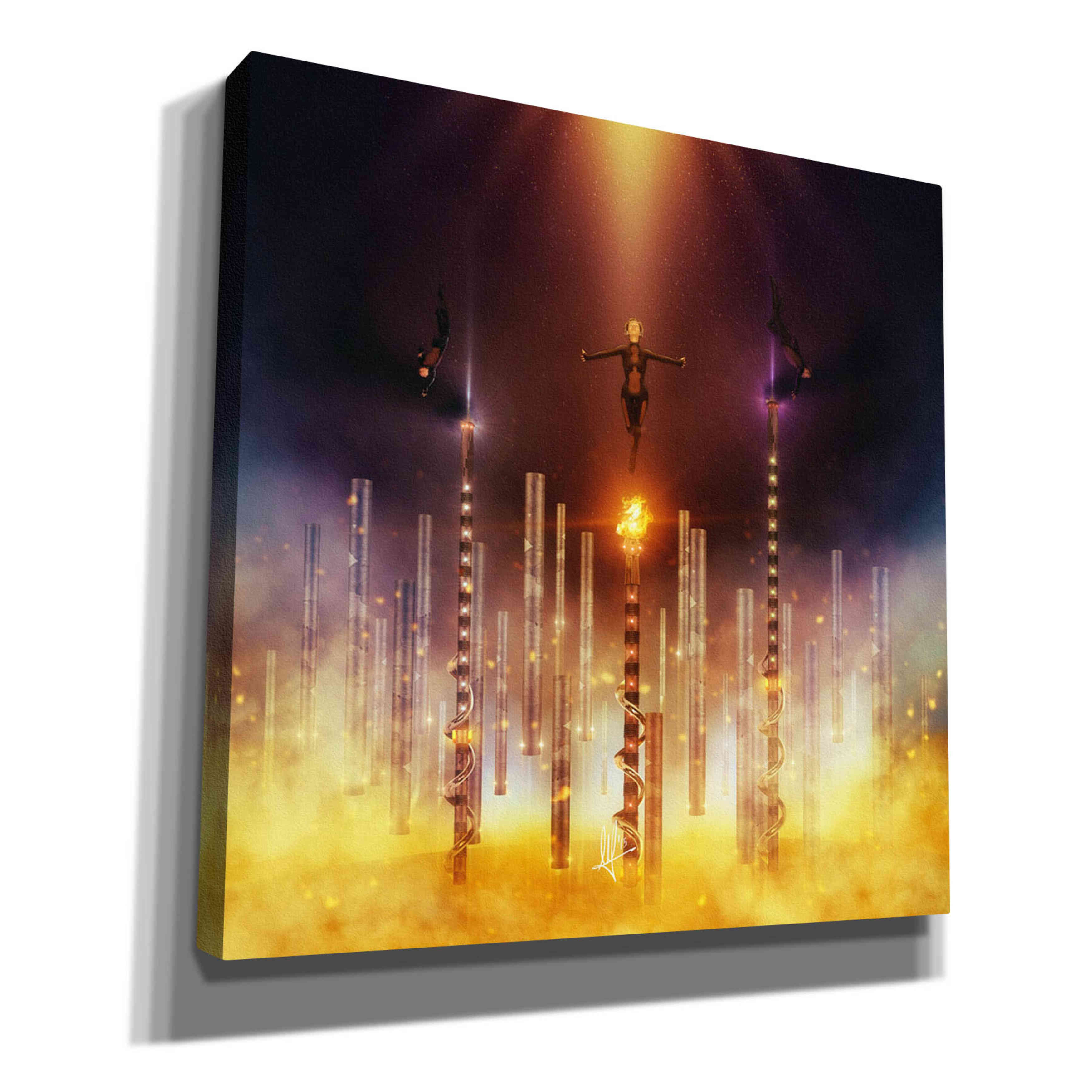 'Prometheus' by Mario Sanchez Nevado, Canvas Wall Art,Size 1 Square