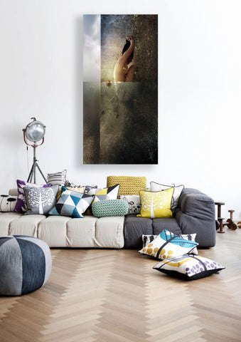 Image of 'Reality Clash' by Mario Sanchez Nevado, Canvas Wall Art,Size 2 Portrait