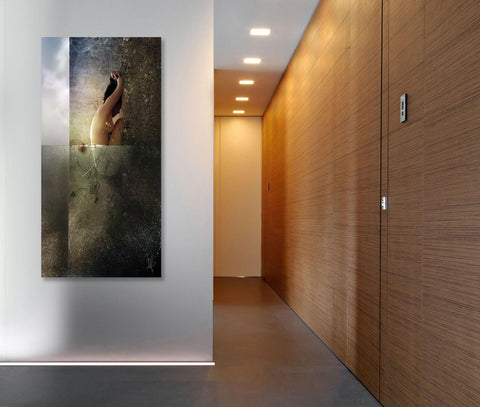 Image of 'Reality Clash' by Mario Sanchez Nevado, Canvas Wall Art,Size 2 Portrait