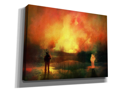 'Roads' by Mario Sanchez Nevado, Canvas Wall Art,Size B Landscape