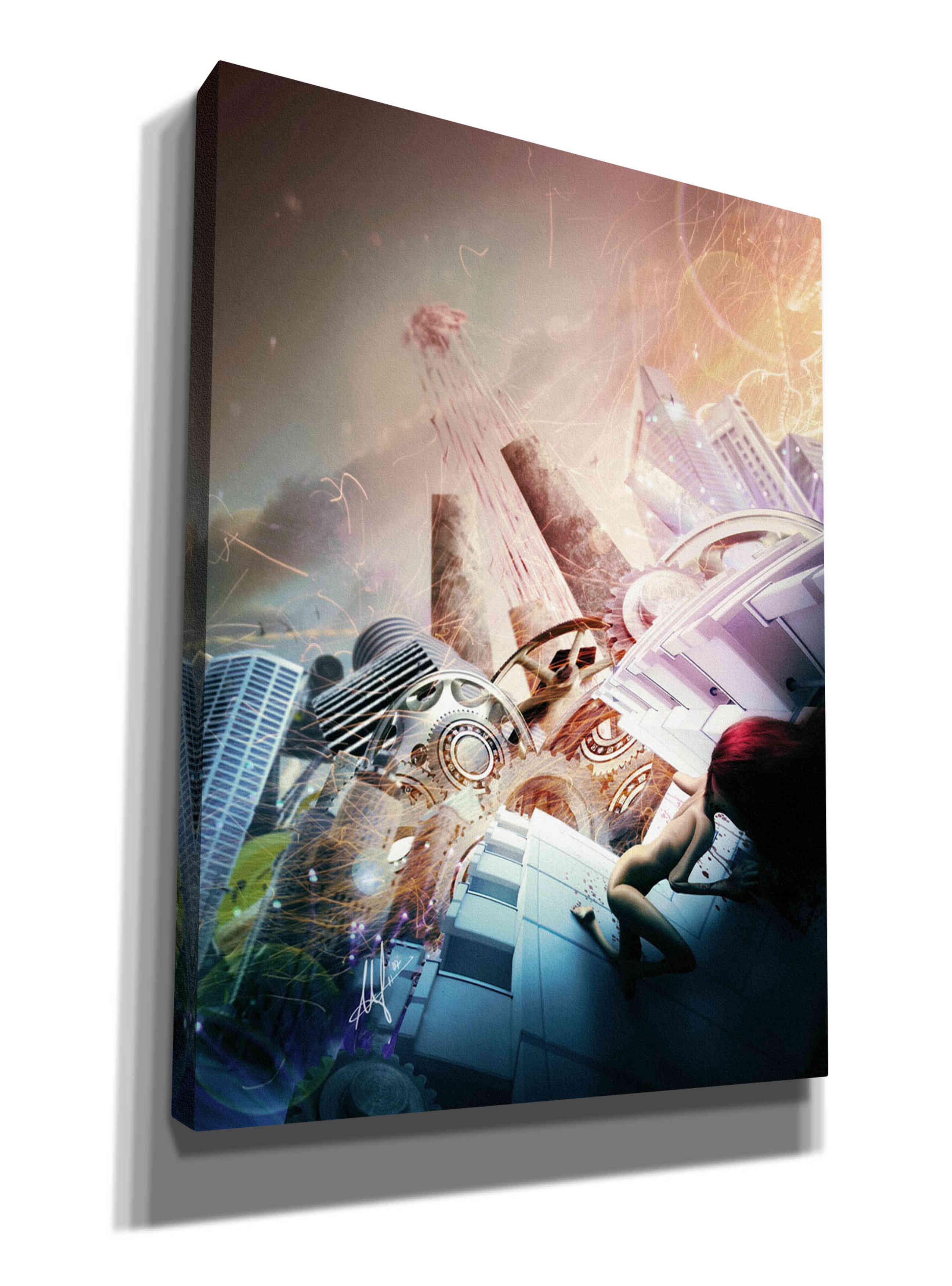 'Runaway' by Mario Sanchez Nevado, Canvas Wall Art,Size A Portrait
