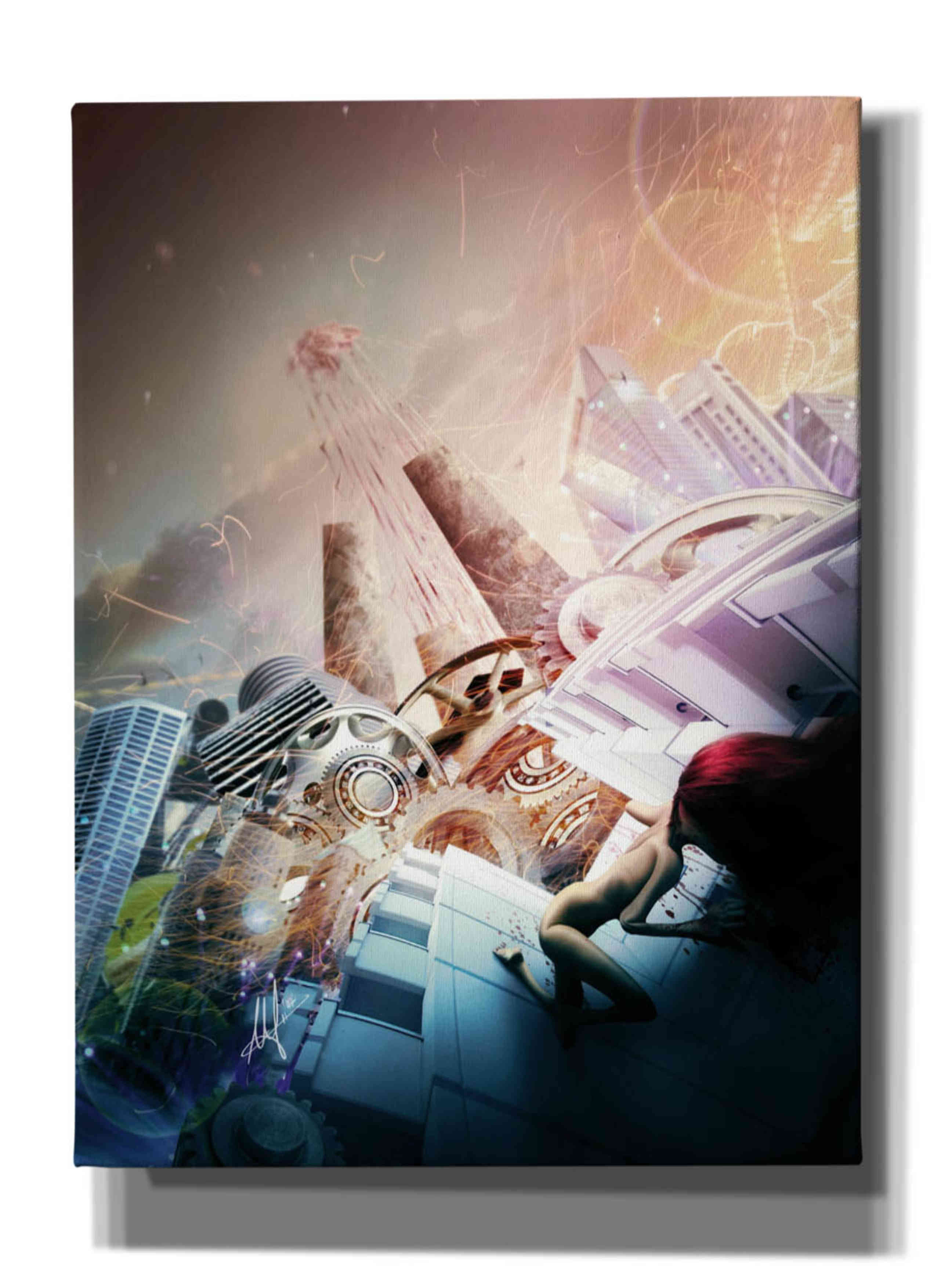 'Runaway' by Mario Sanchez Nevado, Canvas Wall Art,Size A Portrait