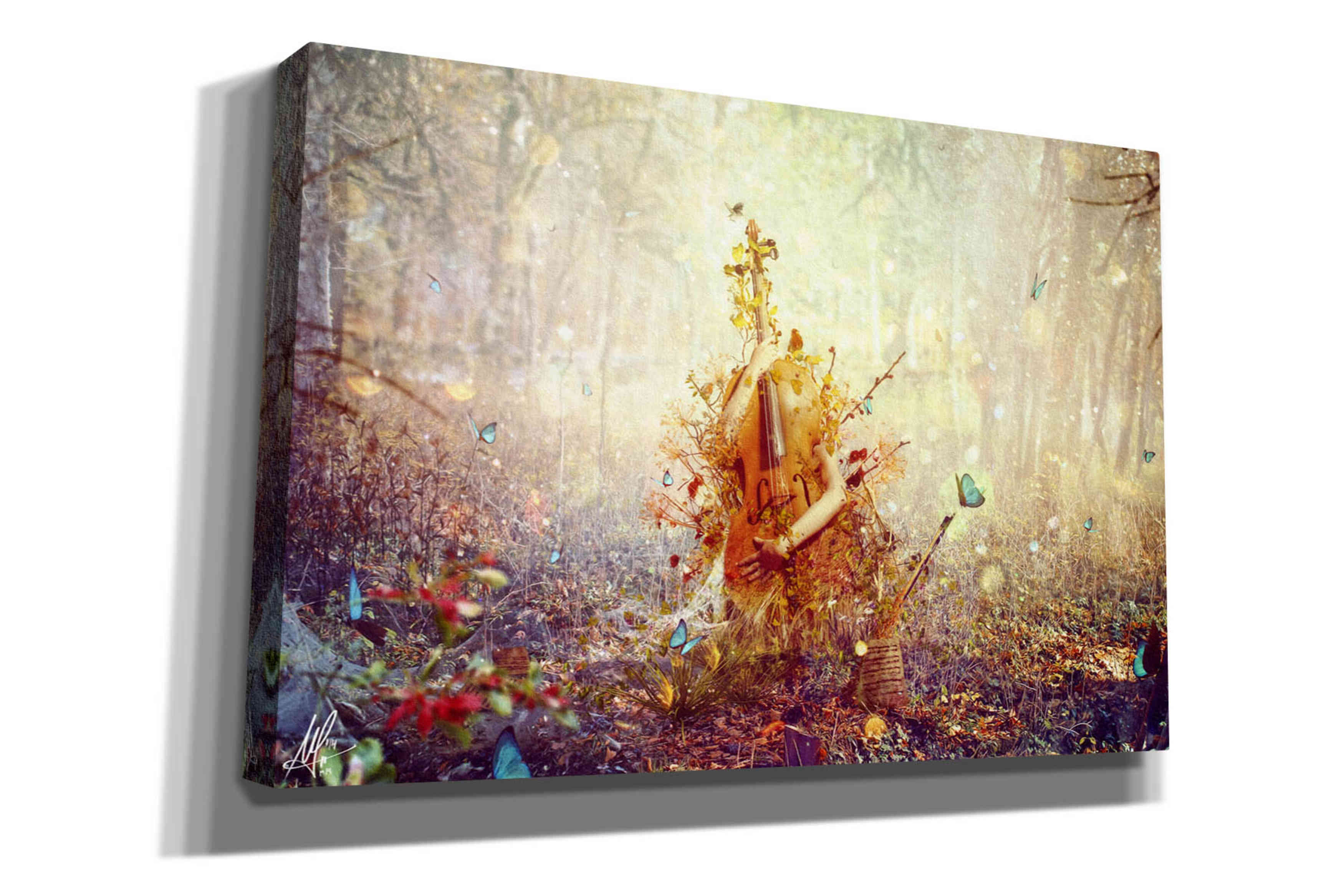 'Silence' by Mario Sanchez Nevado, Canvas Wall Art,Size A Landscape