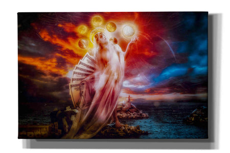 'St. Mary of Coins' by Mario Sanchez Nevado, Canvas Wall Art,Size A Landscape