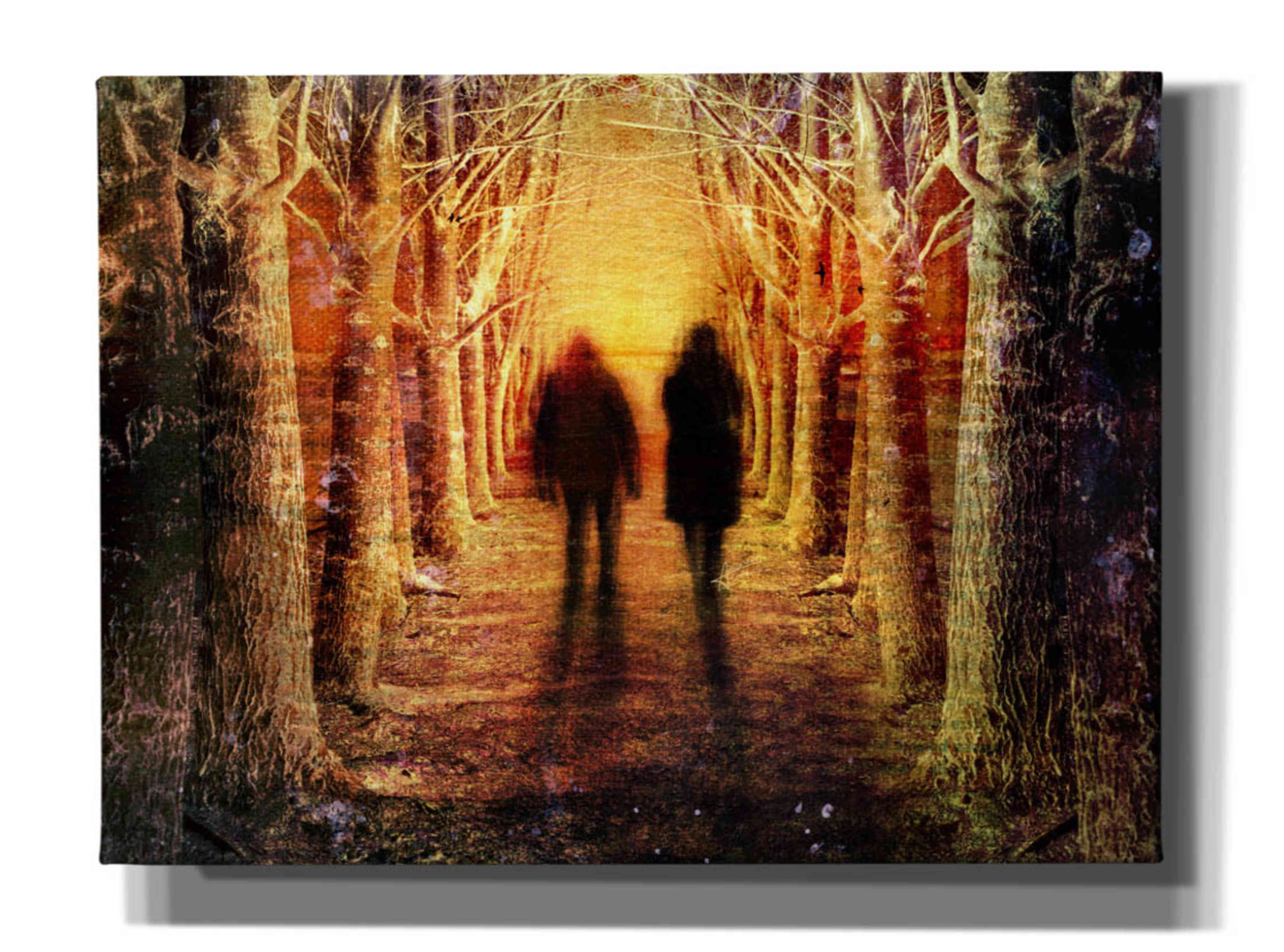 'Strangers' by Mario Sanchez Nevado, Canvas Wall Art,Size A Landscape
