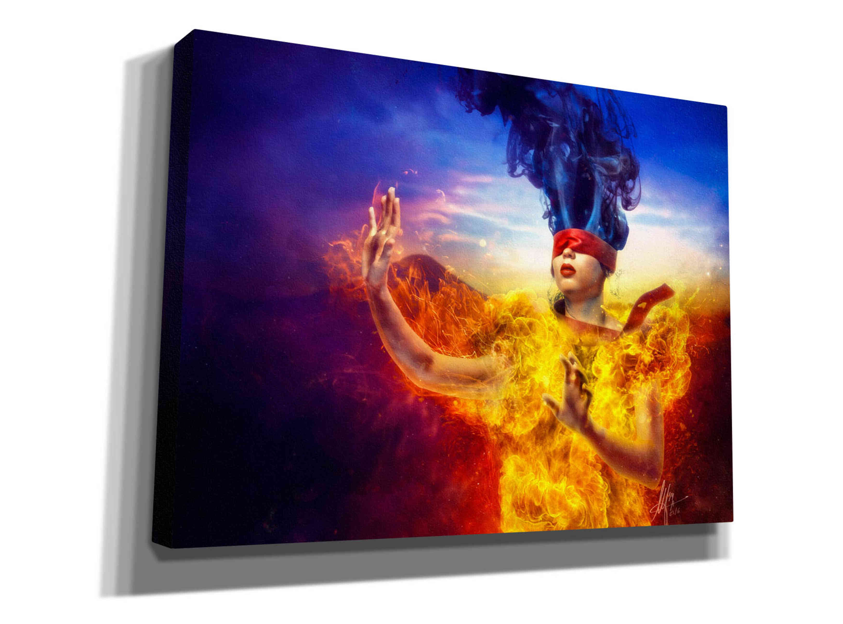'Suspense' by Mario Sanchez Nevado, Canvas Wall Art,Size A Landscape