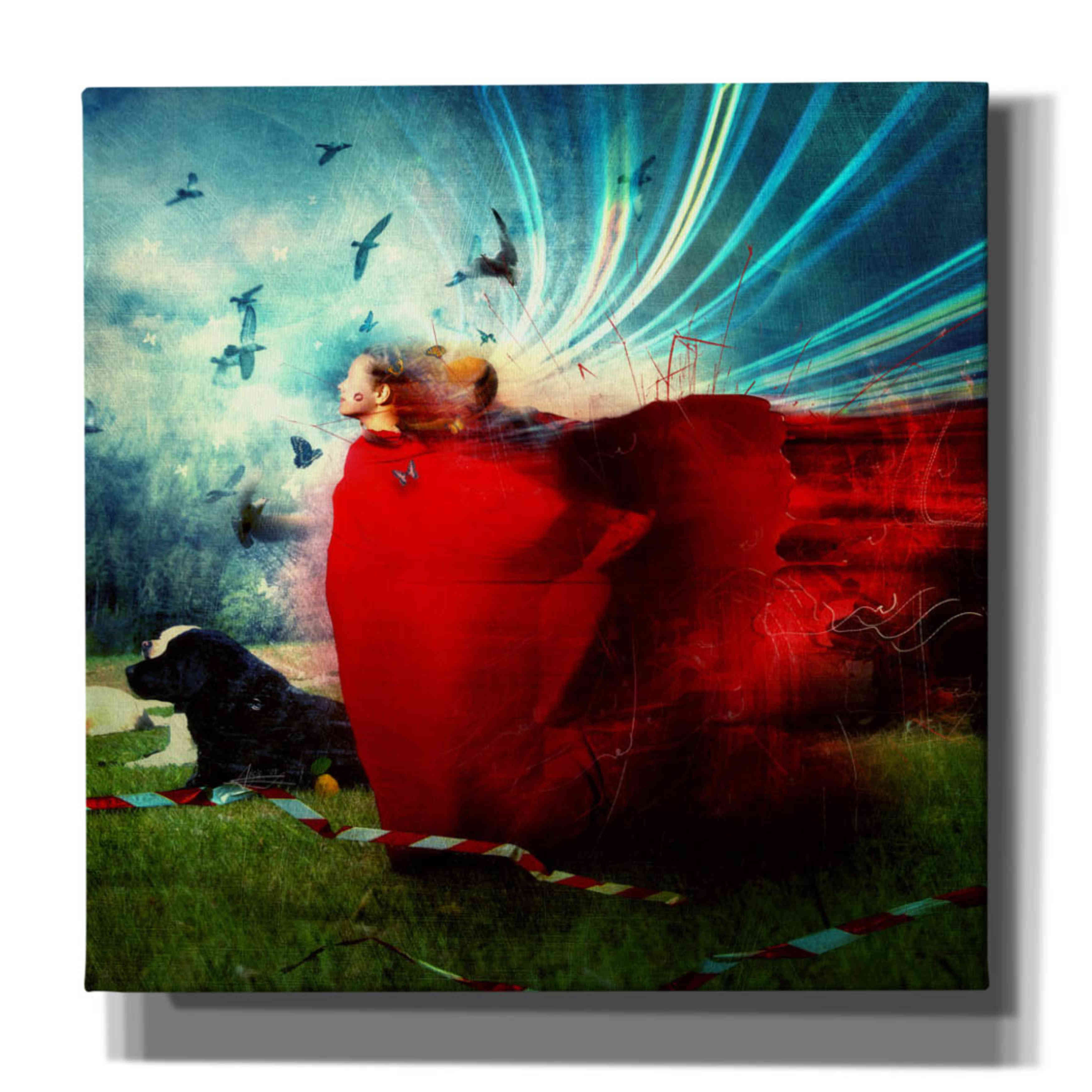 'The Strange Blind Sensation' by Mario Sanchez Nevado, Canvas Wall Art,Size 1 Square