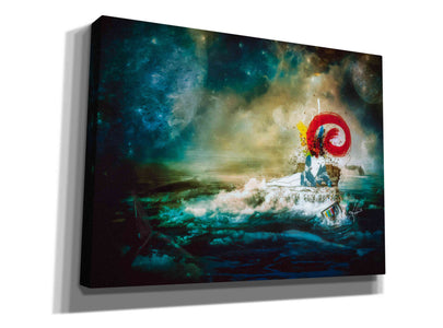 'El Transito De Las Ballenas' by Mario Sanchez Nevado, Canvas Wall Art,Size B Landscape
