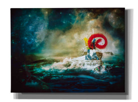 'El Transito De Las Ballenas' by Mario Sanchez Nevado, Canvas Wall Art,Size B Landscape