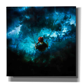 'Travel is Dangerous' by Mario Sanchez Nevado, Canvas Wall Art,Size 1 Square