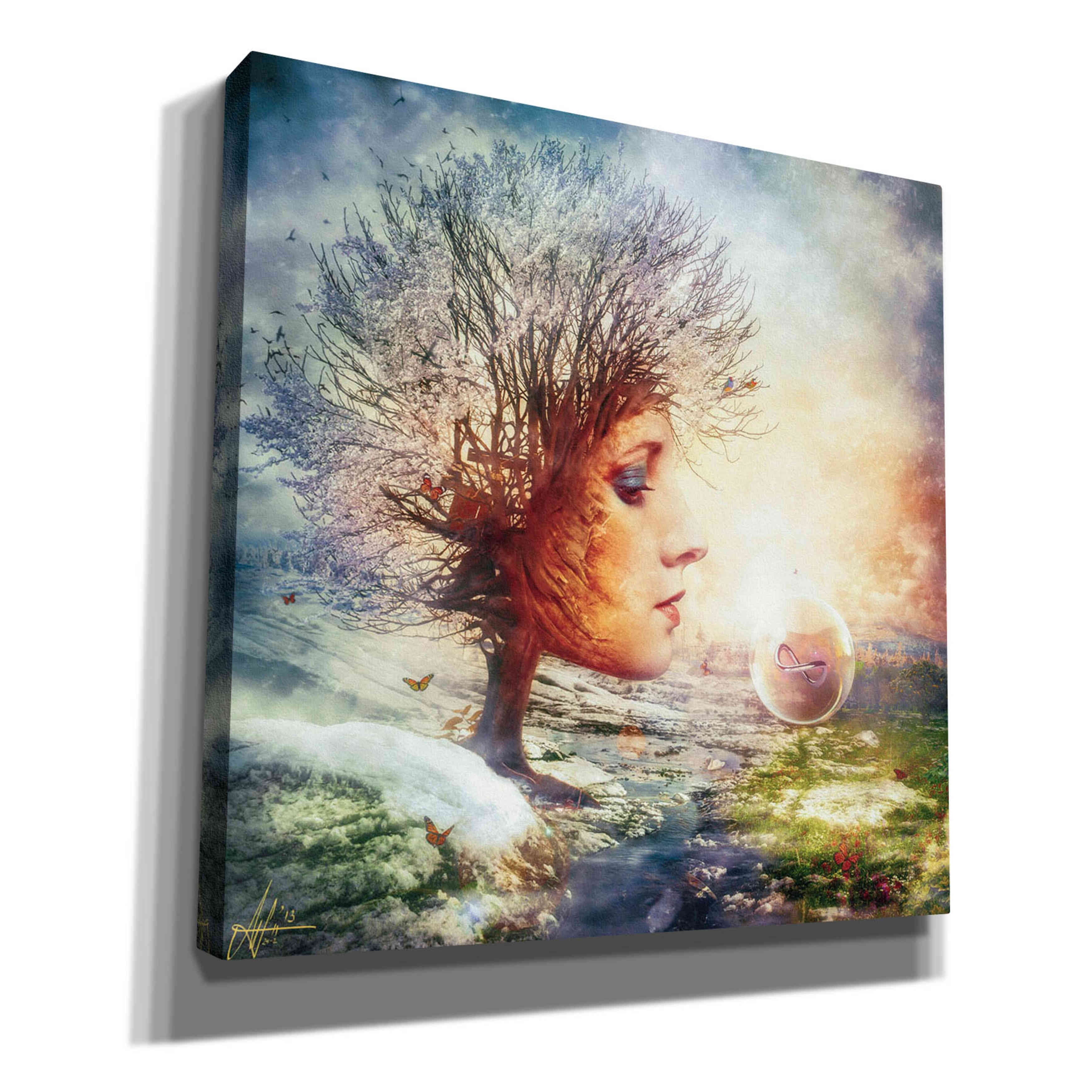 'Treasure' by Mario Sanchez Nevado, Canvas Wall Art,Size 1 Square