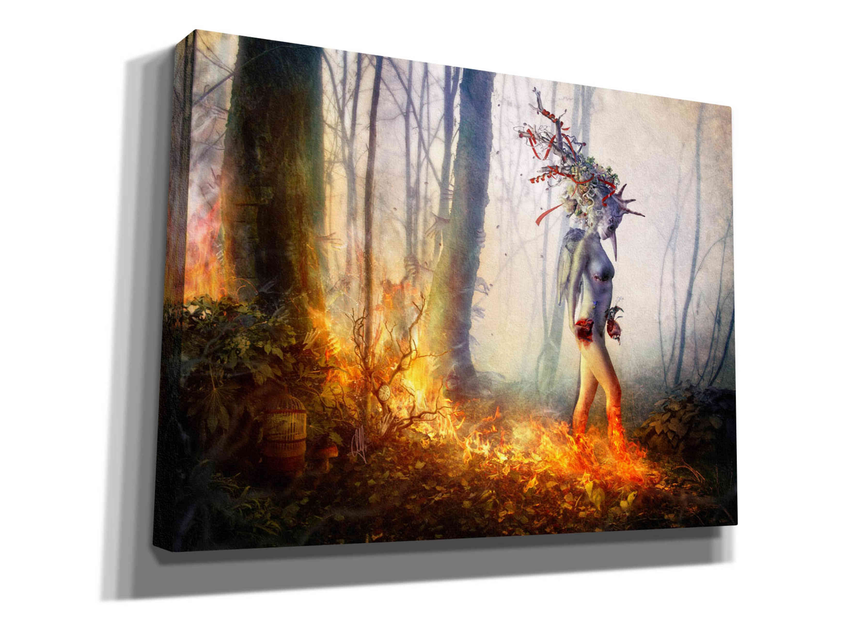 'Trust in Me' by Mario Sanchez Nevado, Canvas Wall Art,Size A Landscape