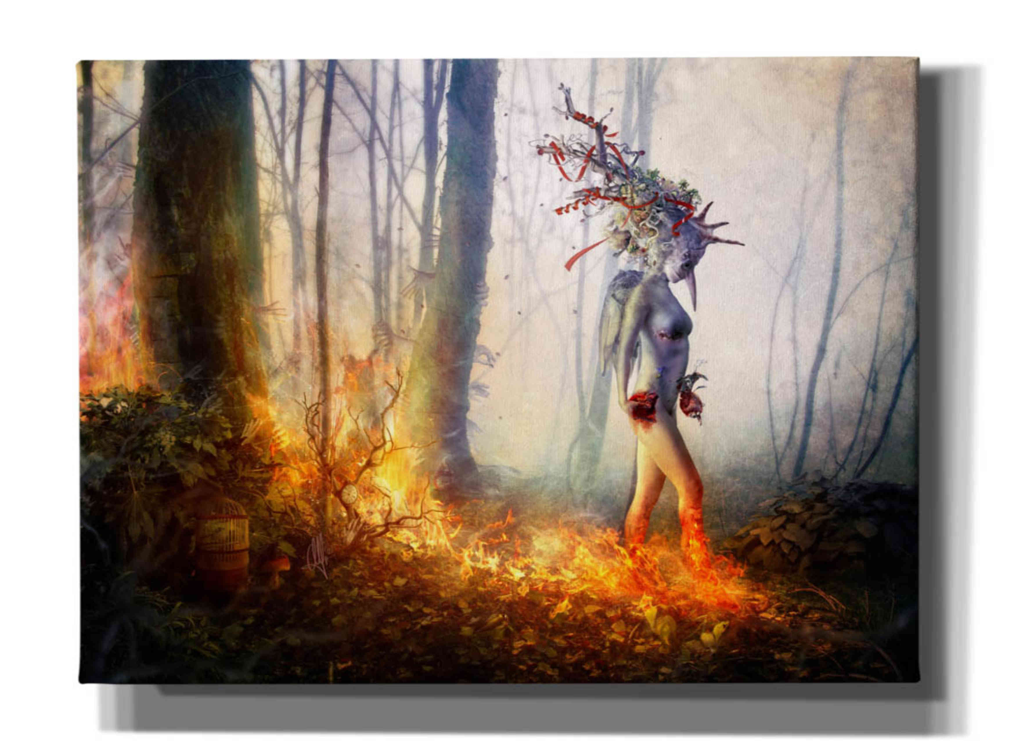 'Trust in Me' by Mario Sanchez Nevado, Canvas Wall Art,Size A Landscape